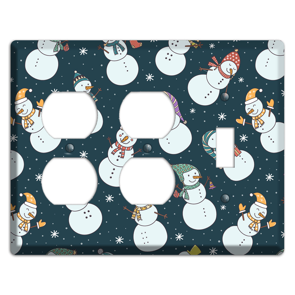 Snowman Celebration 2 Duplex / Toggle Wallplate