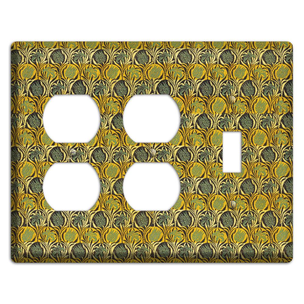 Honeycomb Bloom 2 Duplex / Toggle Wallplate