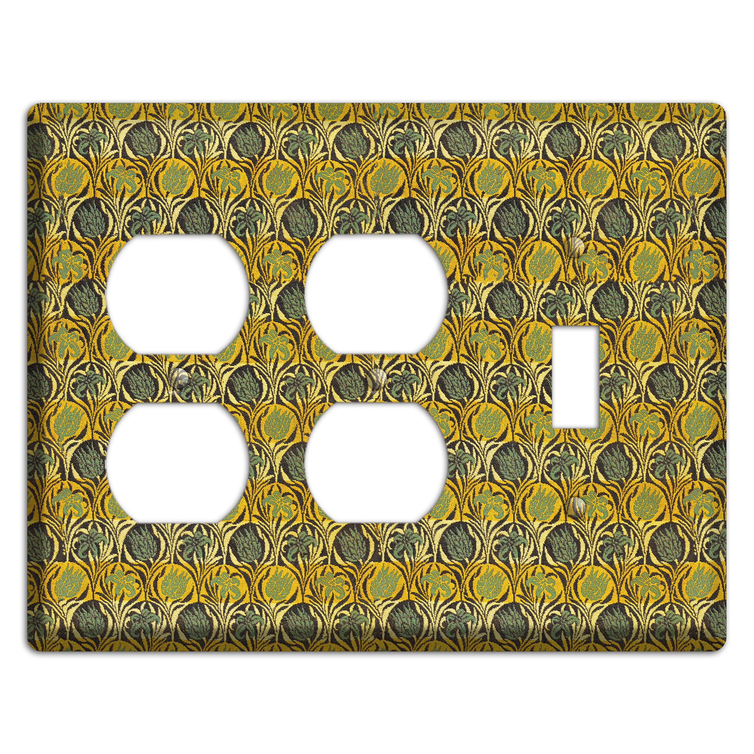 Honeycomb Bloom 2 Duplex / Toggle Wallplate