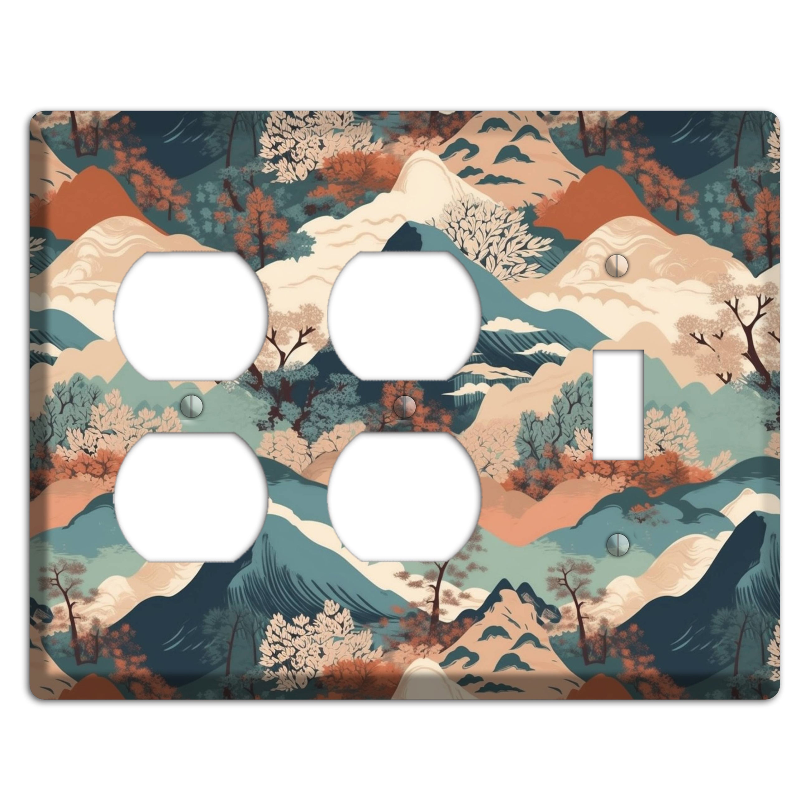 Mountain Reverie 2 Duplex / Toggle Wallplate
