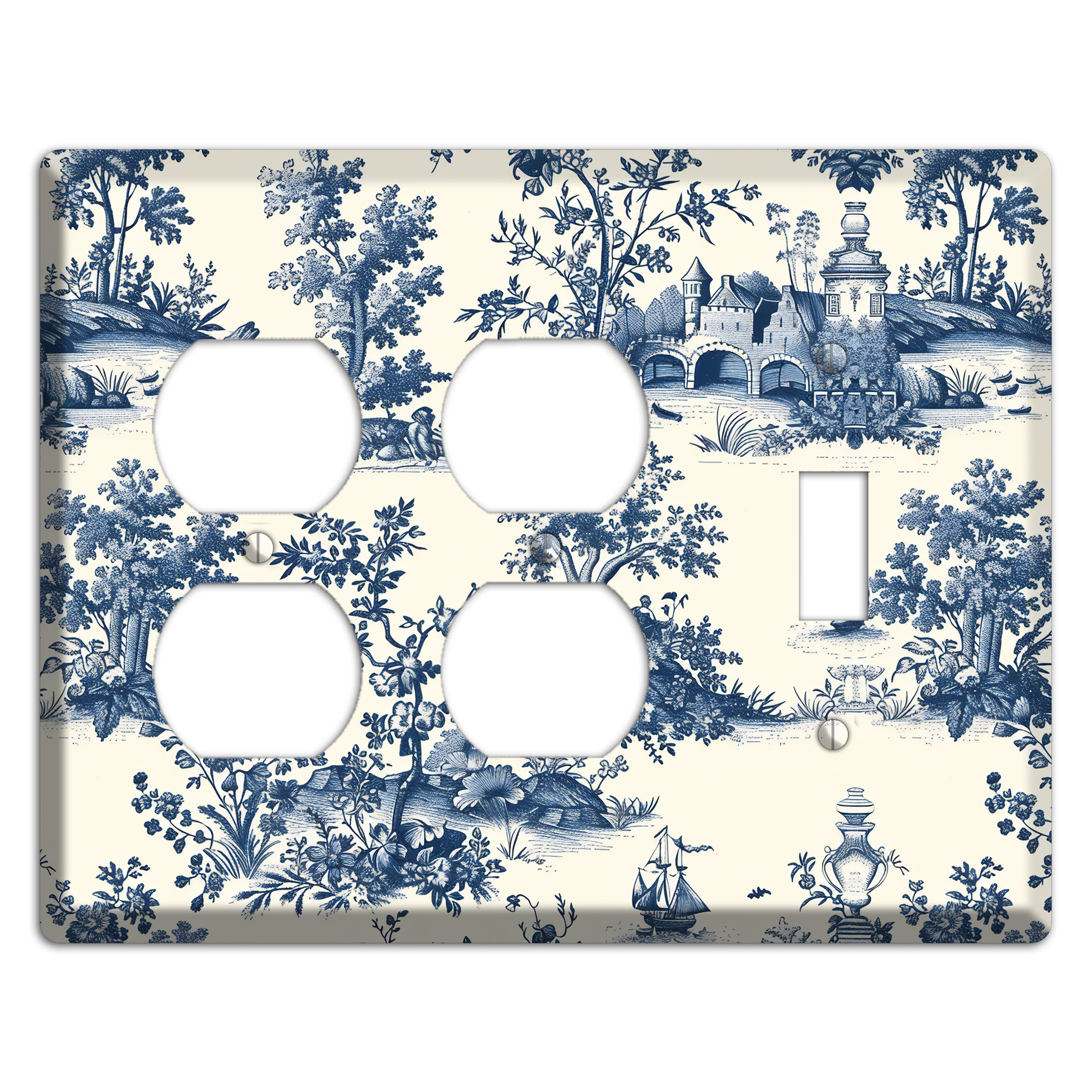 Harbor & Hedgerow 2 Duplex / Toggle Wallplate