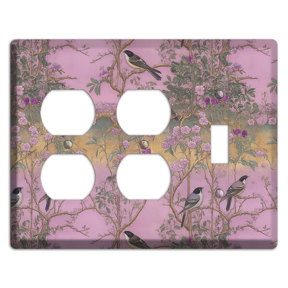 Songbird Twilight Garden 2 Duplex / Toggle Wallplate