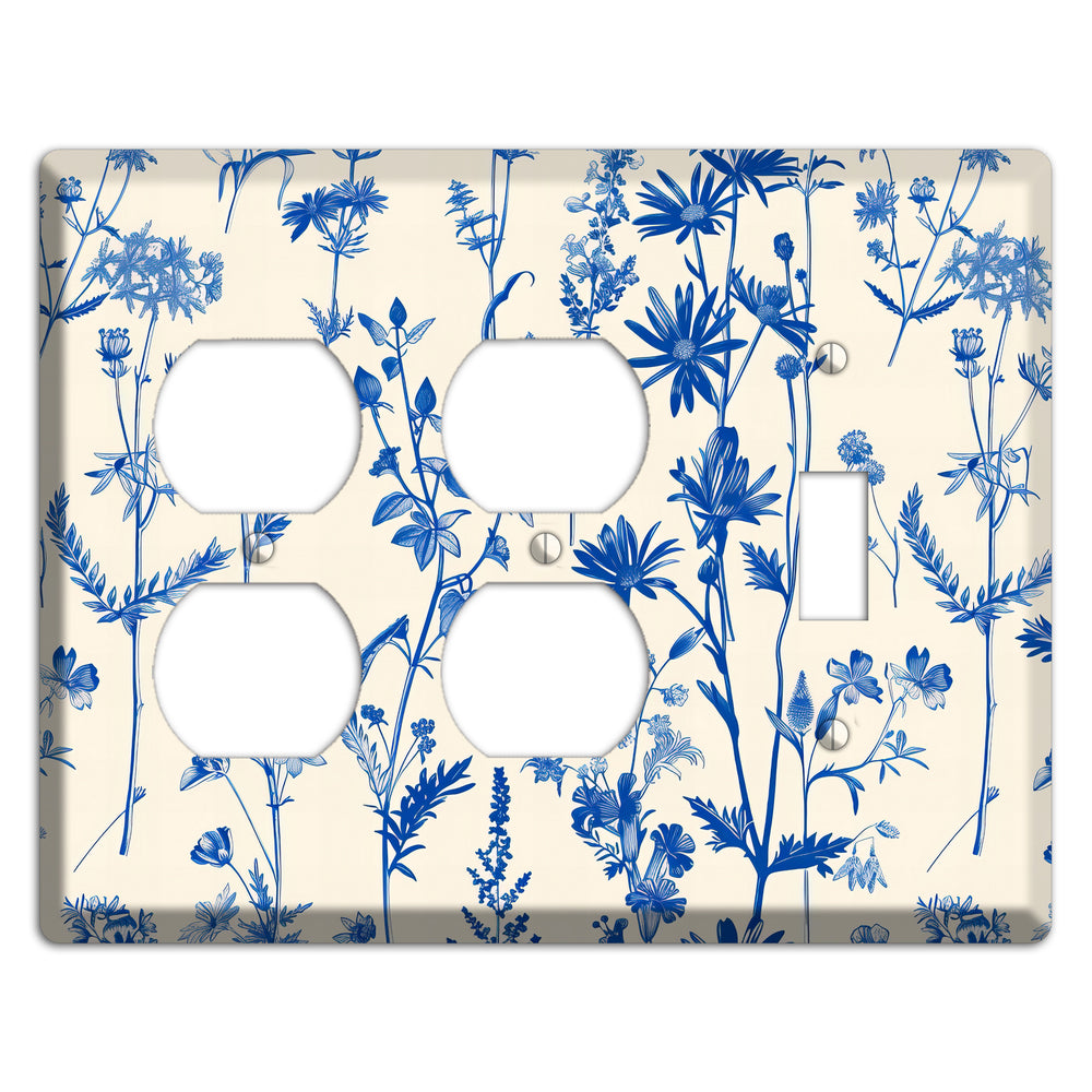 Meadow in Ink 2 Duplex / Toggle Wallplate