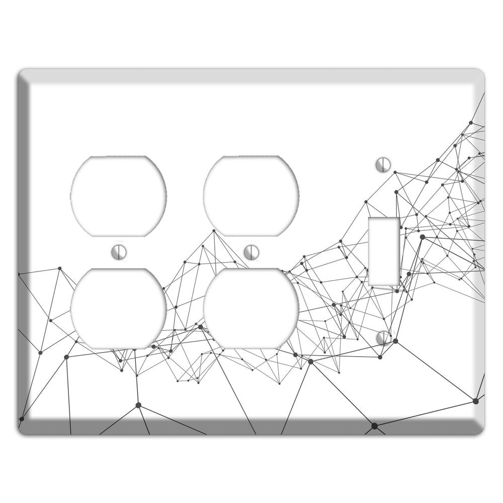 Fractured Cartography 2 Duplex / Toggle Wallplate
