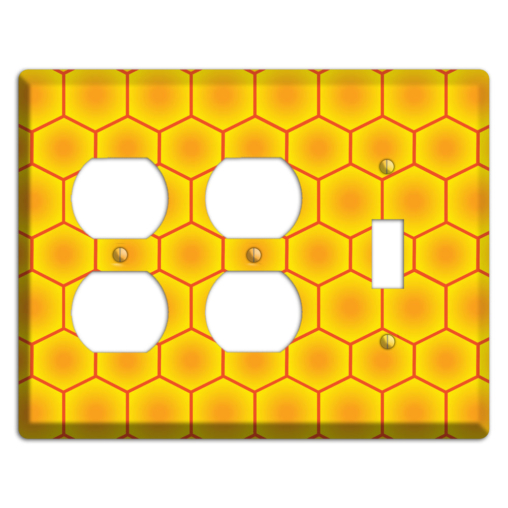 Golden Vault Cells 2 Duplex / Toggle Wallplate