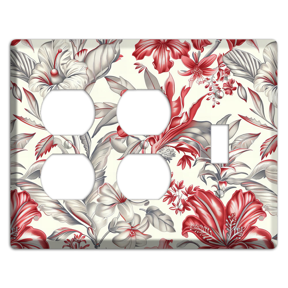 Crimson Botanica 2 Duplex / Toggle Wallplate