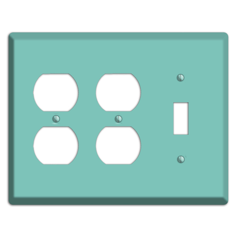 Baxter Seafoam 2 Duplex / Toggle Wallplate