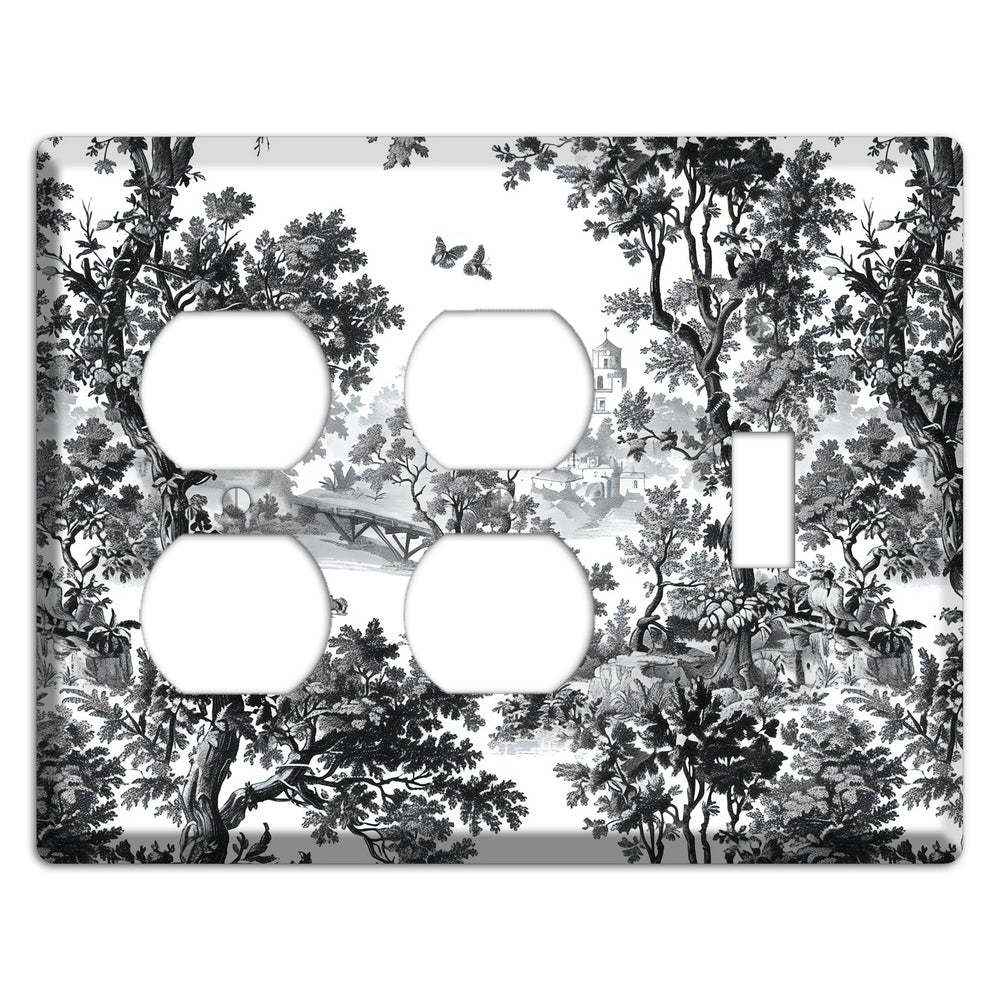 Woodland Chapel Mist 2 Duplex / Toggle Wallplate