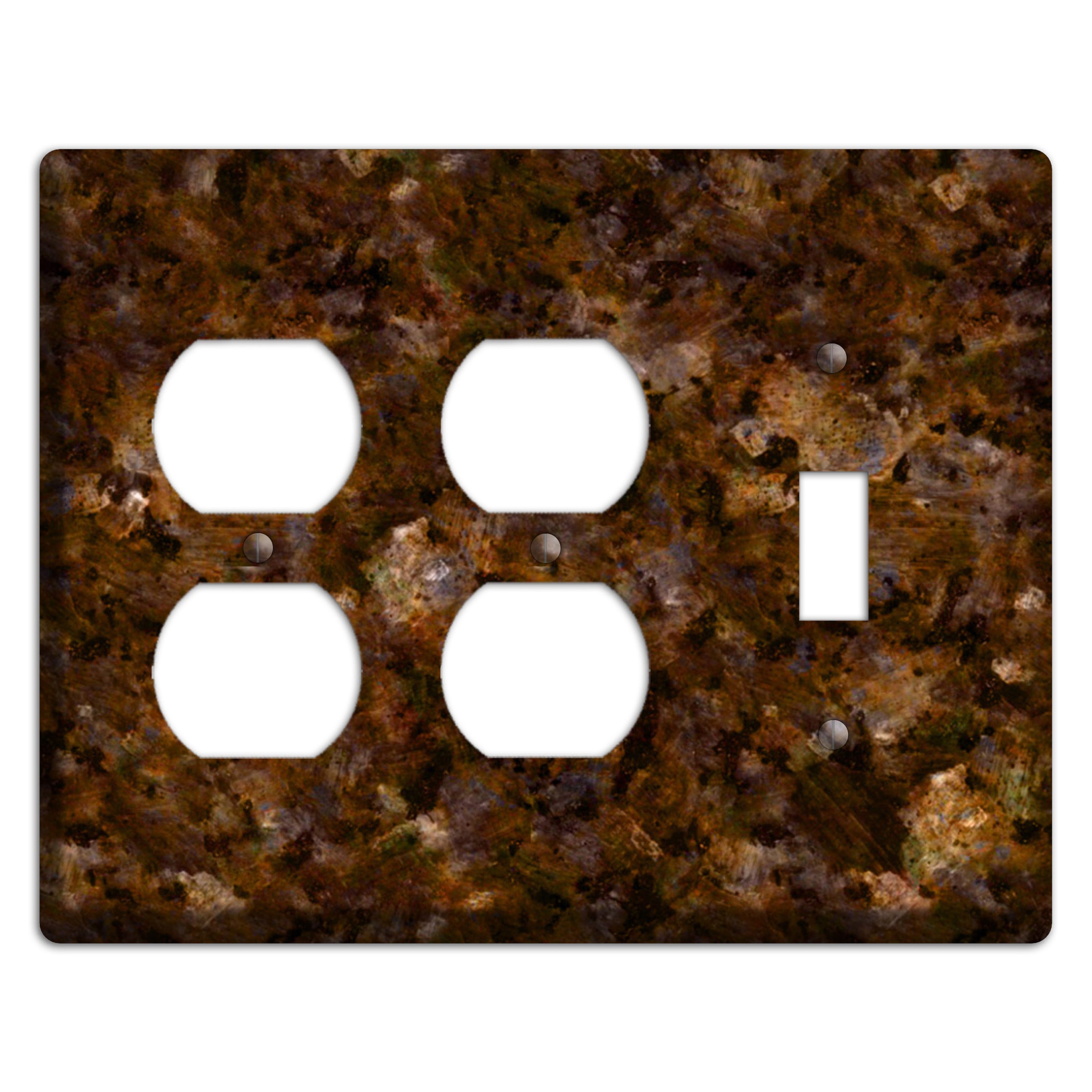 Baltic Green Granite 2 Duplex / Toggle Wallplate