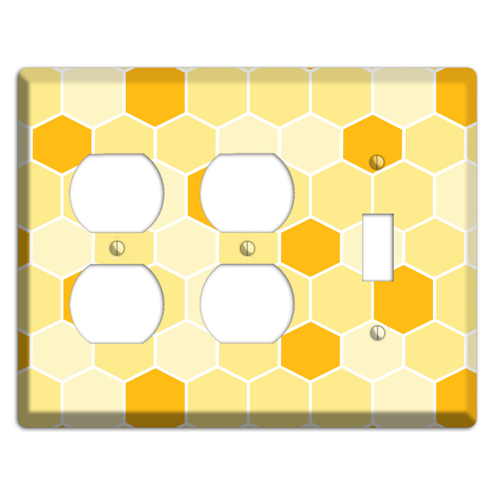 Honeycomb Harvest 2 Duplex / Toggle Wallplate