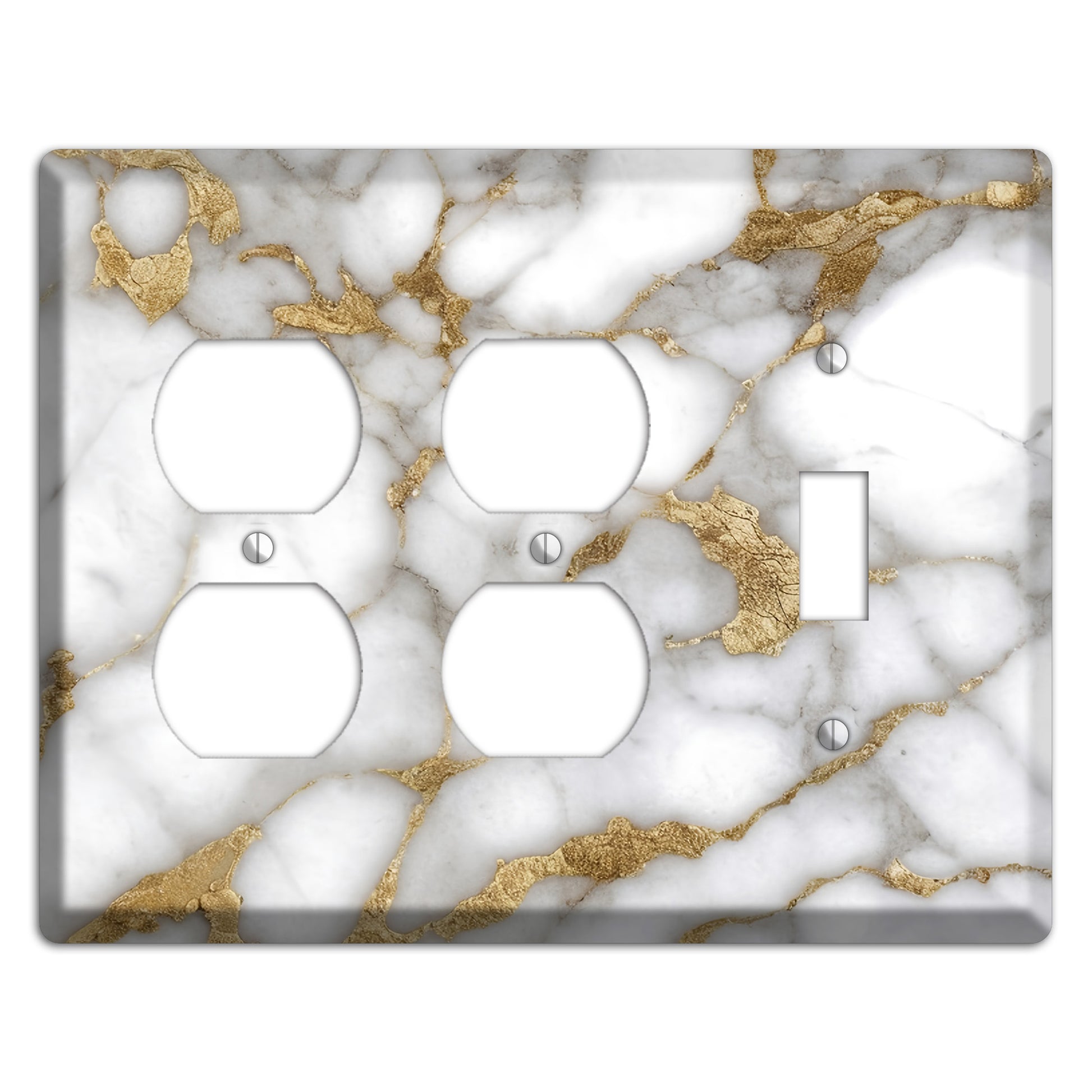 Twine Marble 2 Duplex / Toggle Wallplate