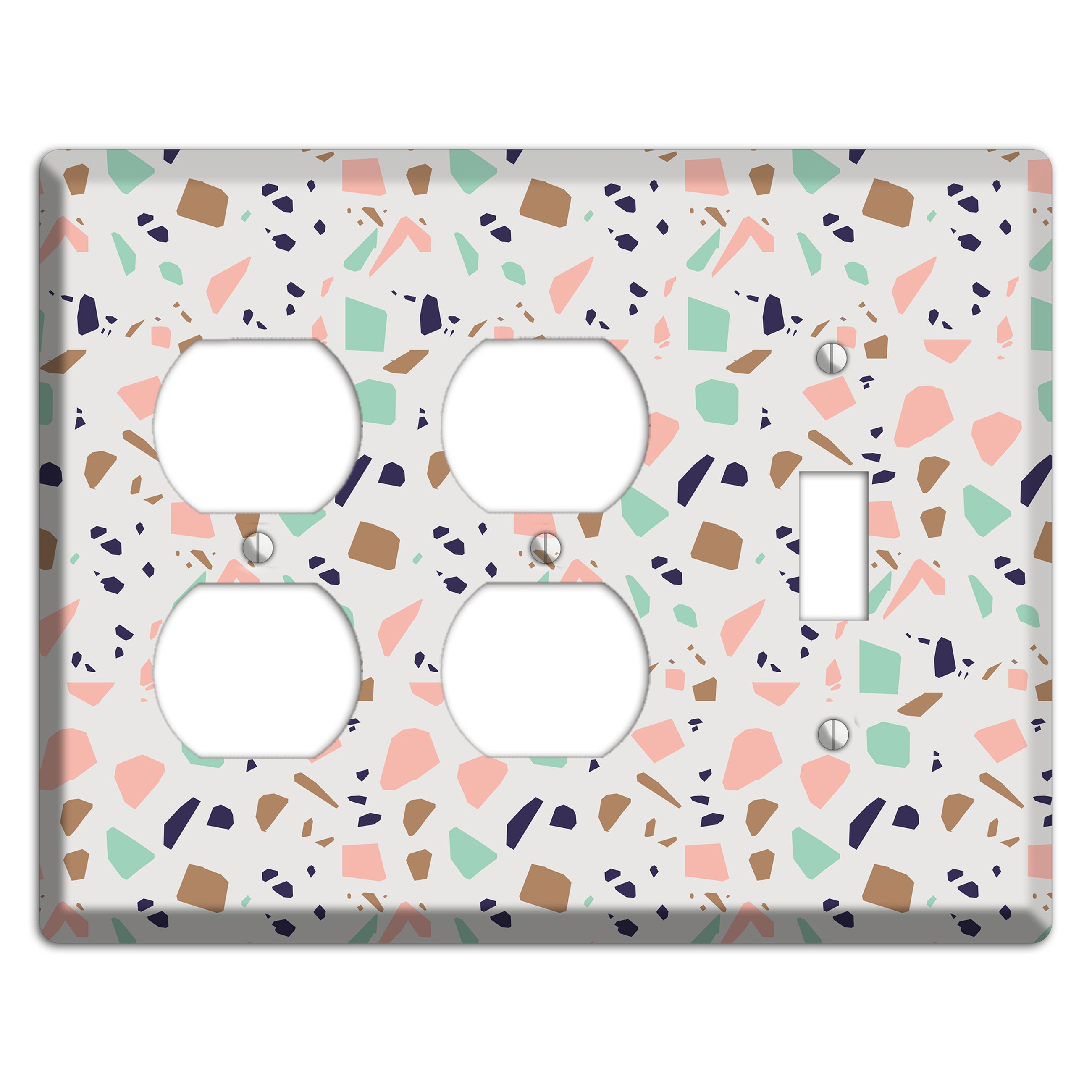 Candyfetti Quartz 2 Duplex / Toggle Wallplate