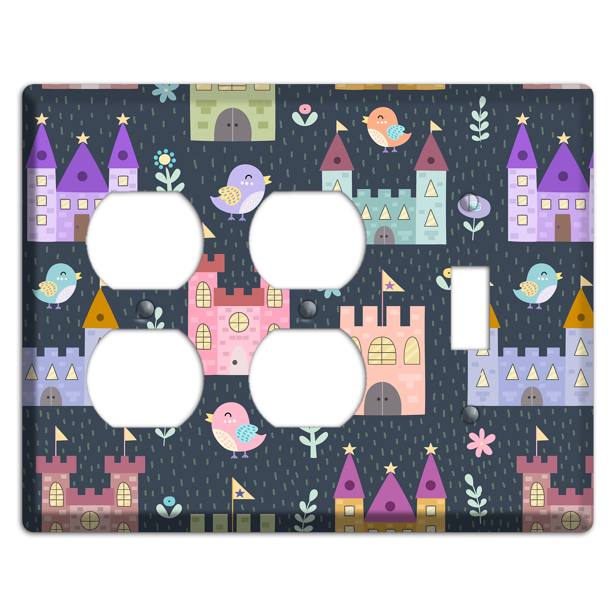 Castle Garden 2 Duplex / Toggle Wallplate