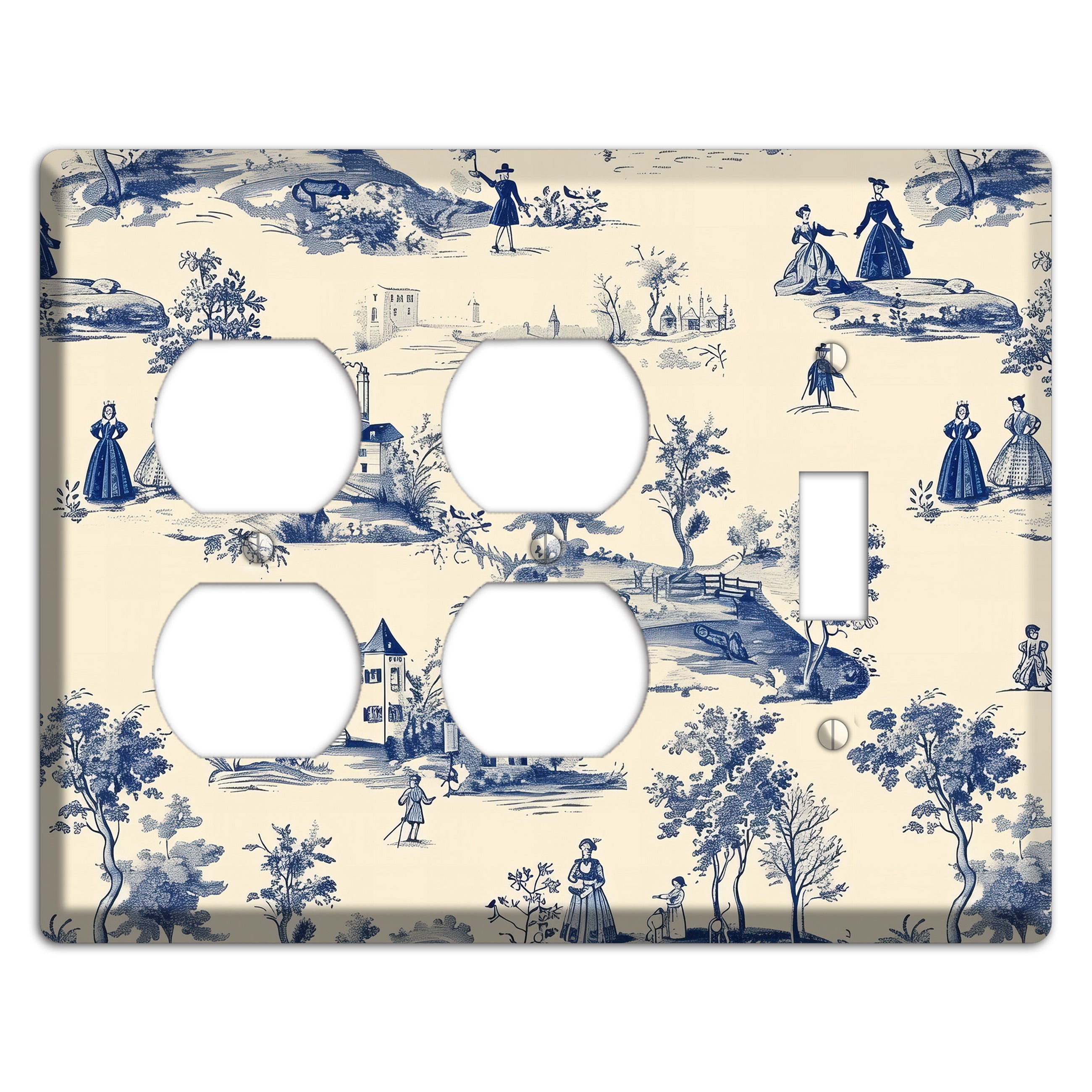 Pastoral Letter 2 Duplex / Toggle Wallplate