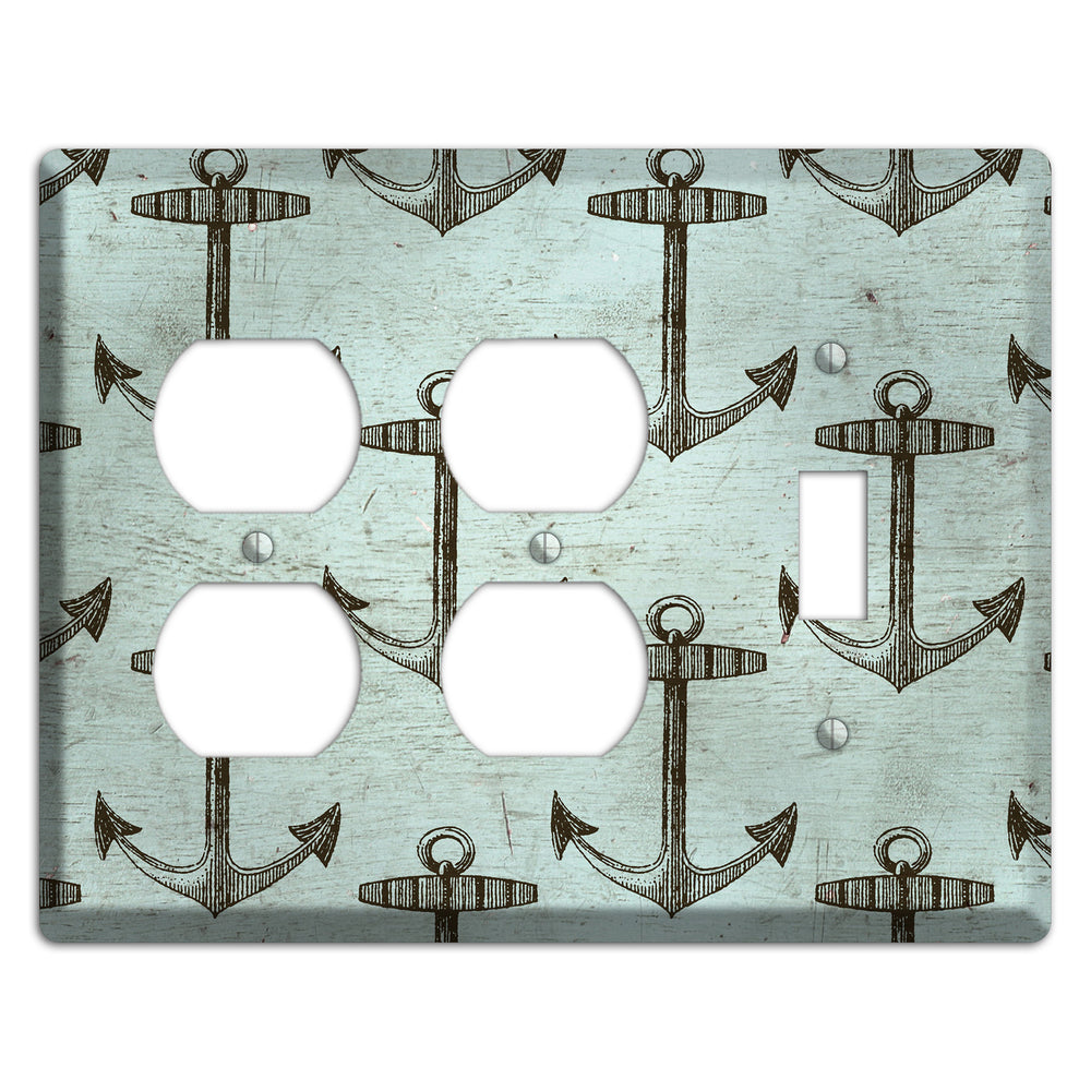 Anchored in Time 2 Duplex / Toggle Wallplate