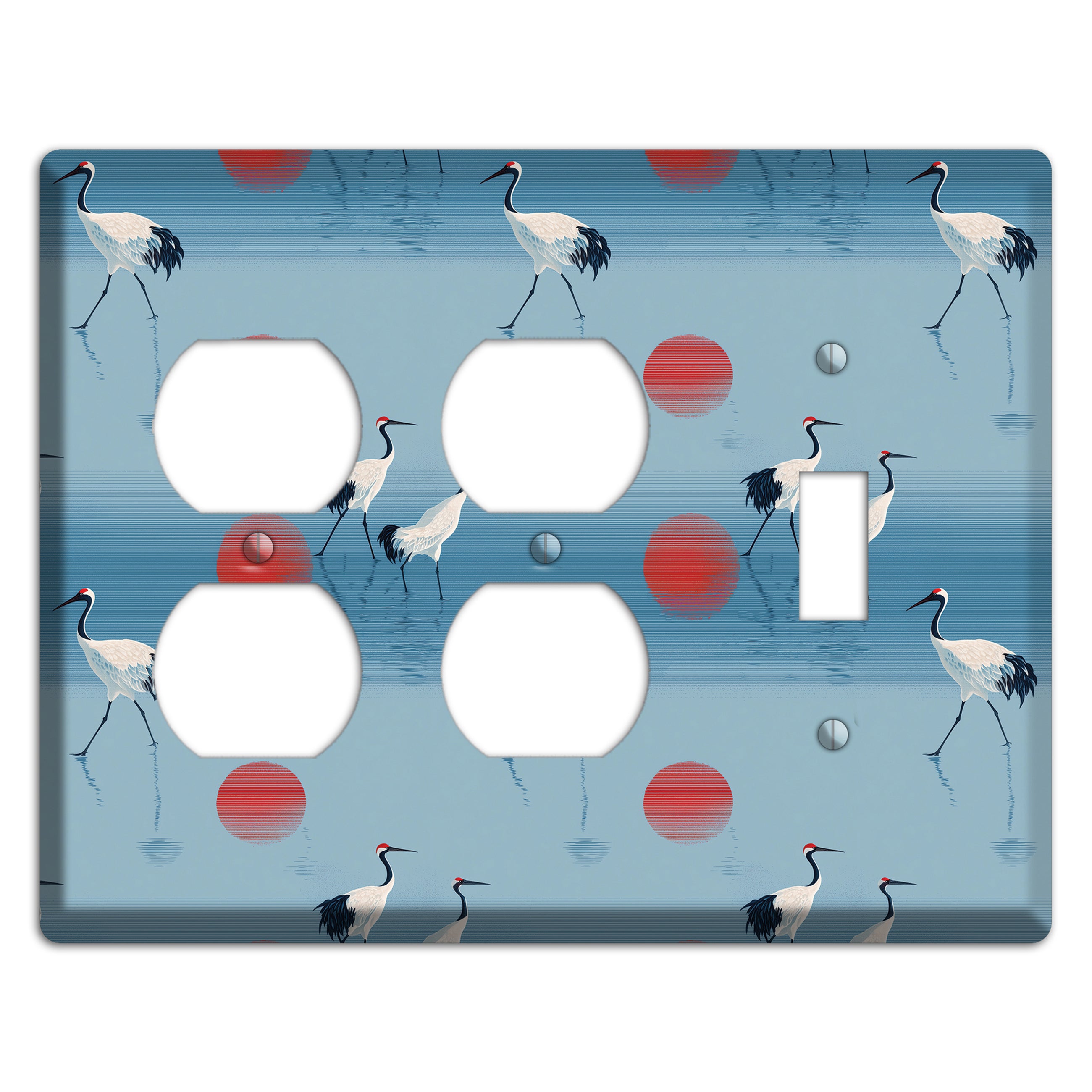 Scarlet Sun Shallows 2 Duplex / Toggle Wallplate