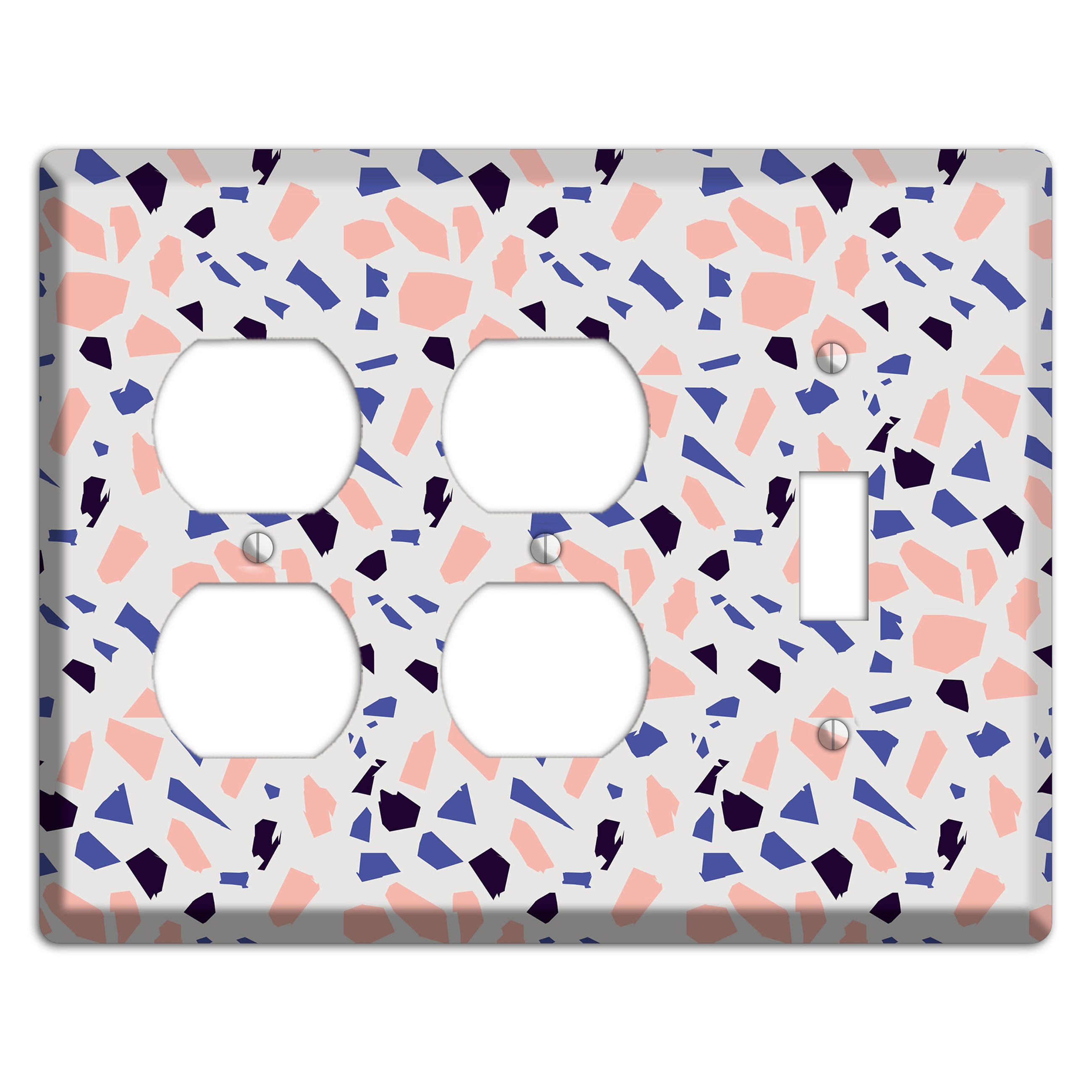 Coral Indigo Burst 2 Duplex / Toggle Wallplate