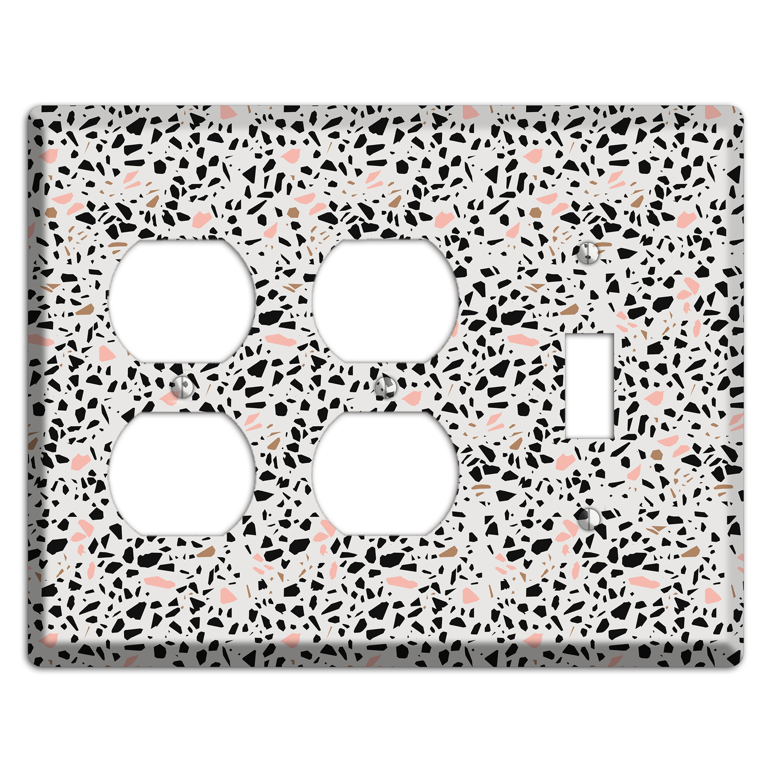 Monochrome Mix 2 Duplex / Toggle Wallplate