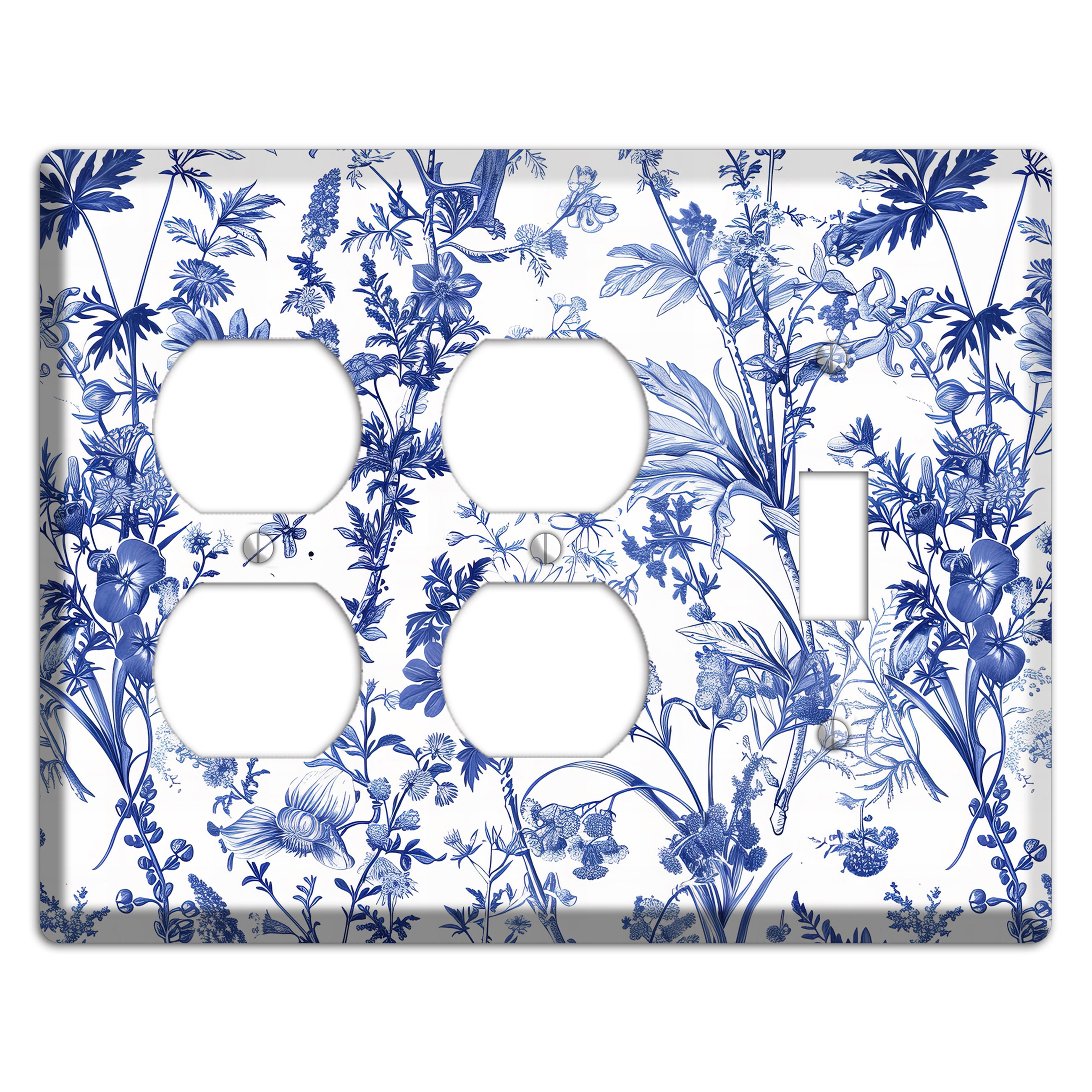 Wildflower Ink Study 2 Duplex / Toggle Wallplate
