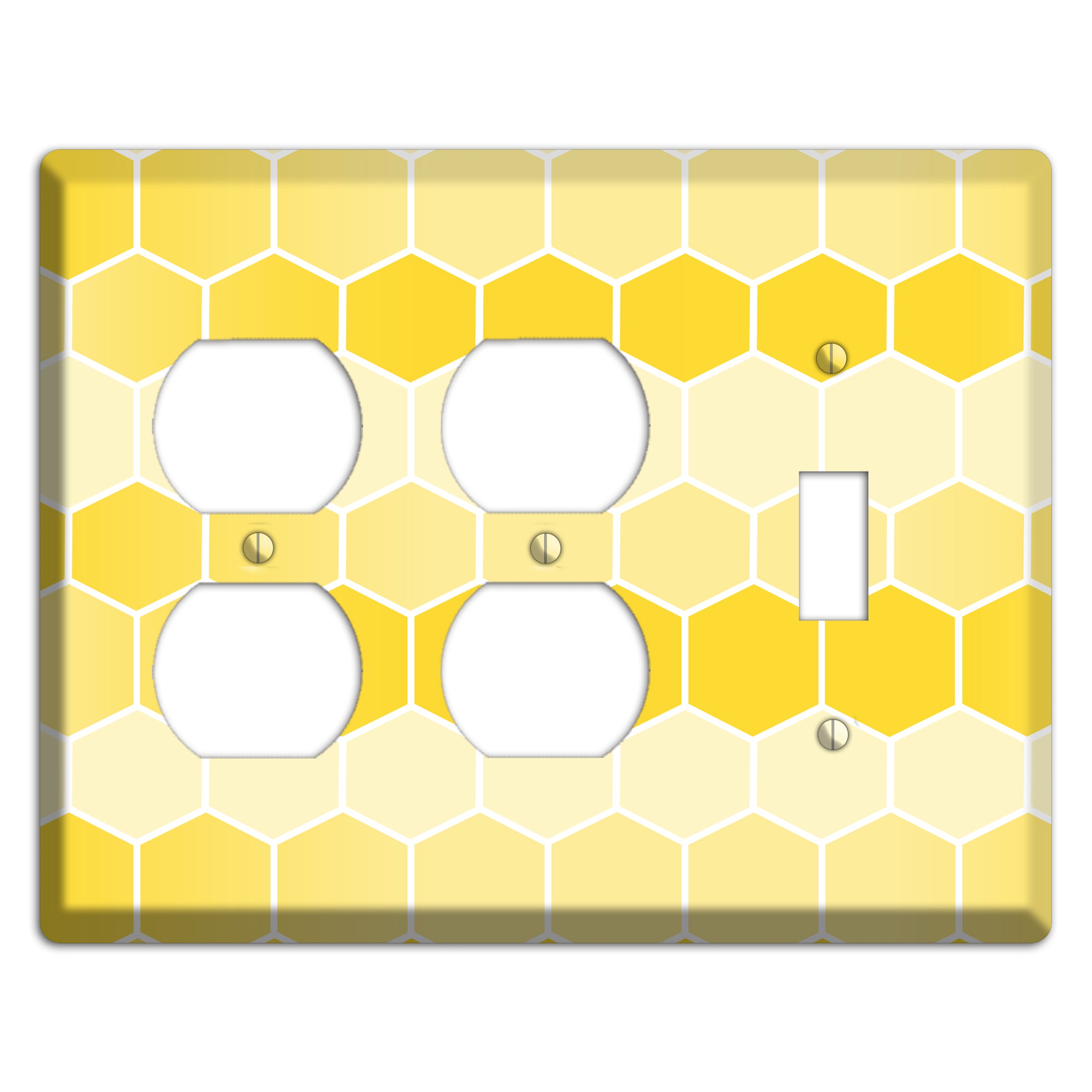 Golden Comb Drift 2 Duplex / Toggle Wallplate