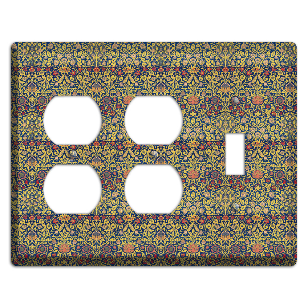 Orchard Garden Stripe 2 Duplex / Toggle Wallplate