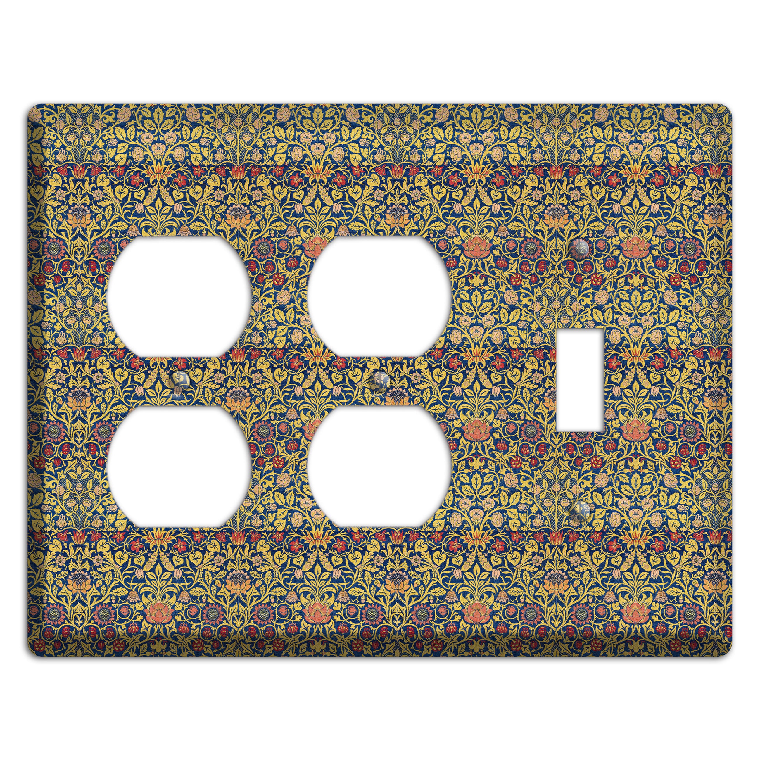 Orchard Garden Stripe 2 Duplex / Toggle Wallplate