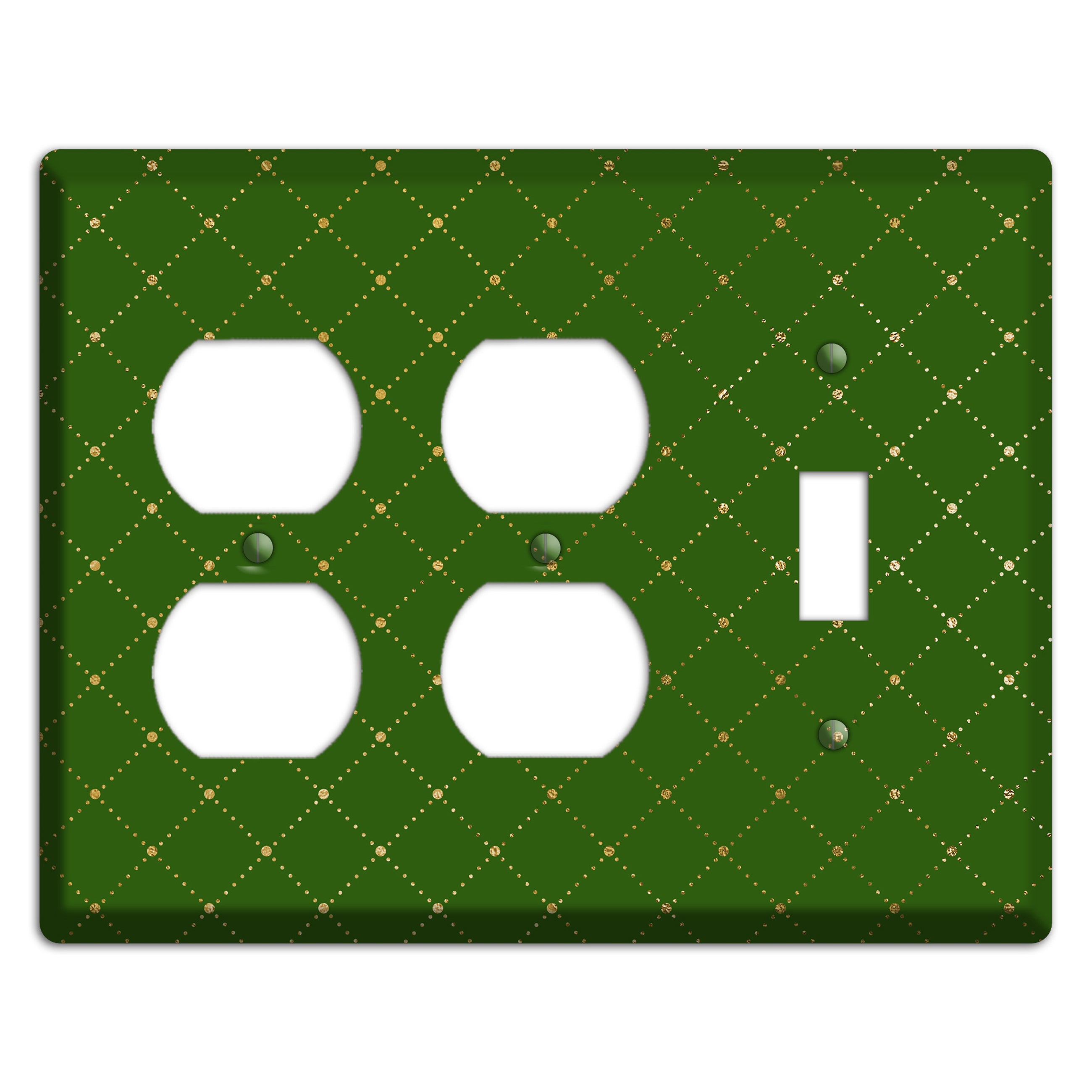 Beaded Lattice 2 Duplex / Toggle Wallplate