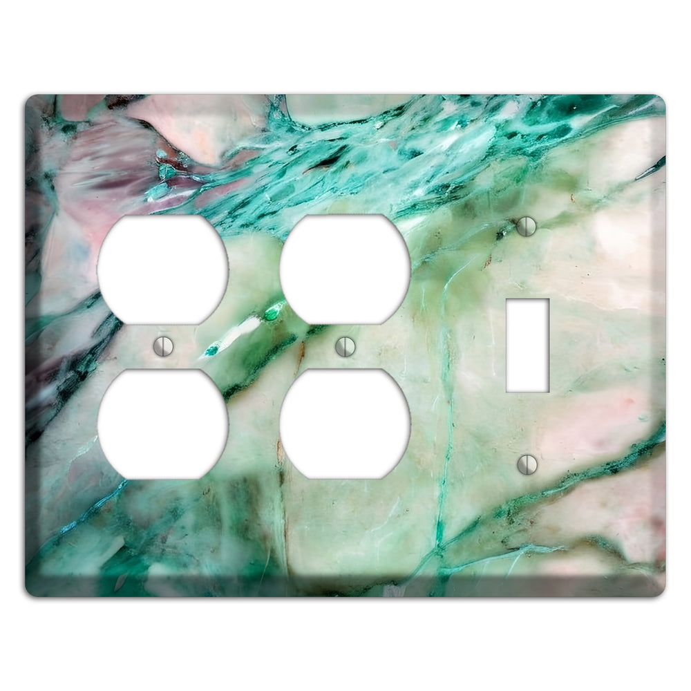 Monte Carlo Marble 2 Duplex / Toggle Wallplate