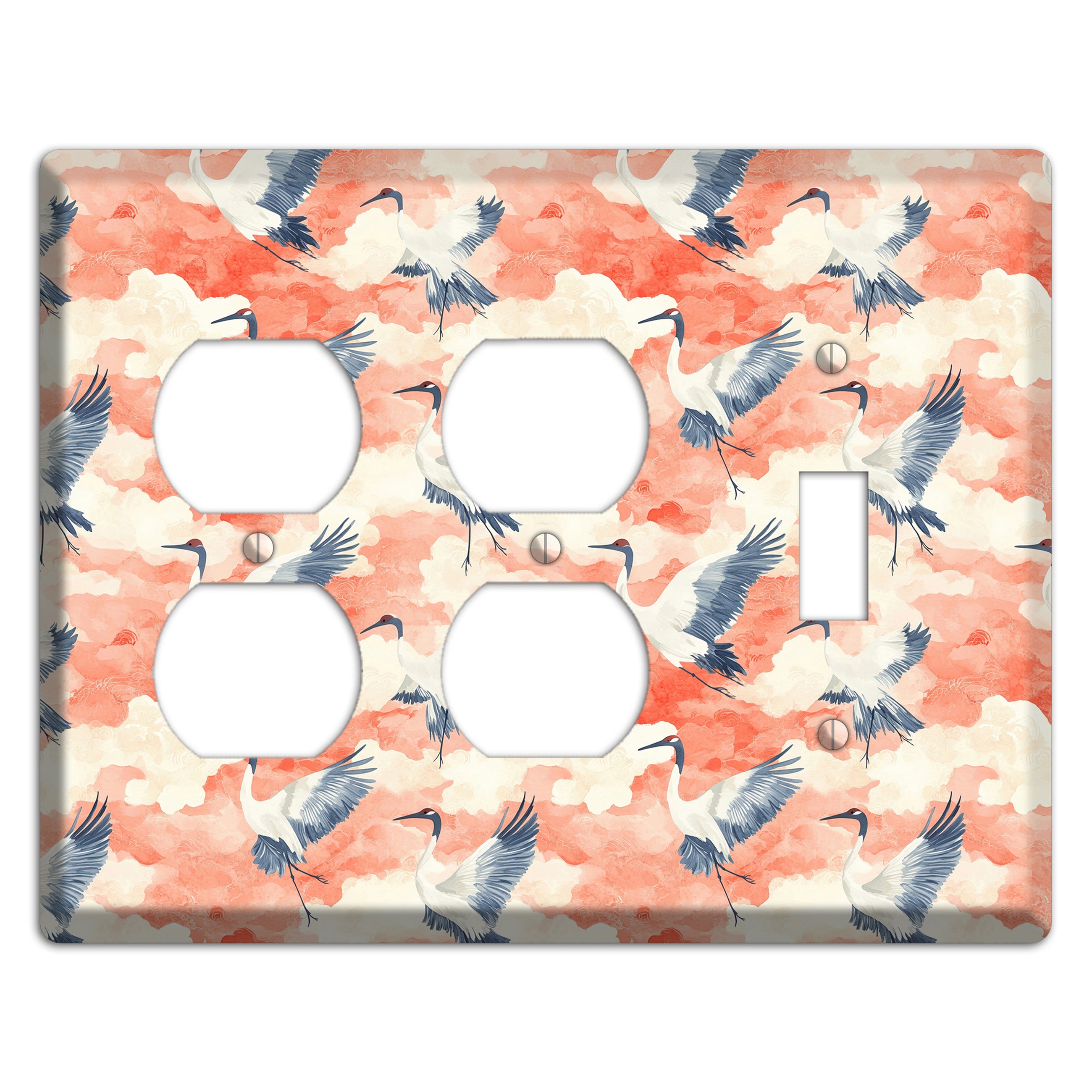Coral Sky Migration 2 Duplex / Toggle Wallplate