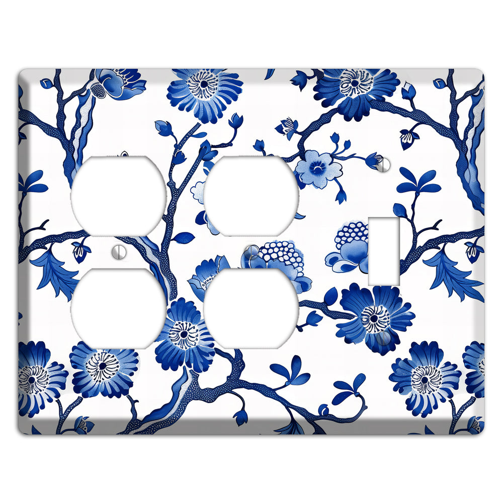 Porcelain Garden Reverie 2 Duplex / Toggle Wallplate