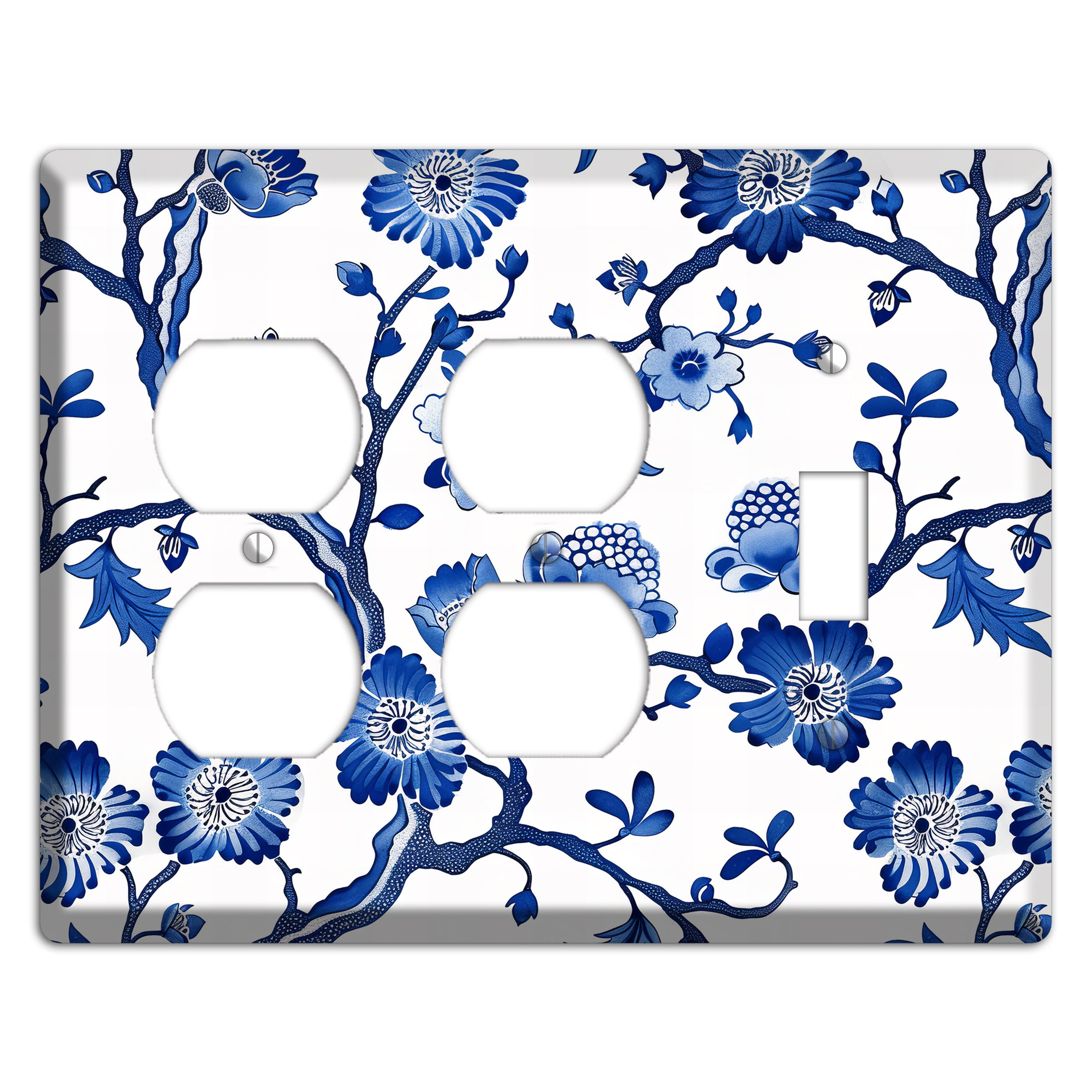 Porcelain Garden Reverie 2 Duplex / Toggle Wallplate