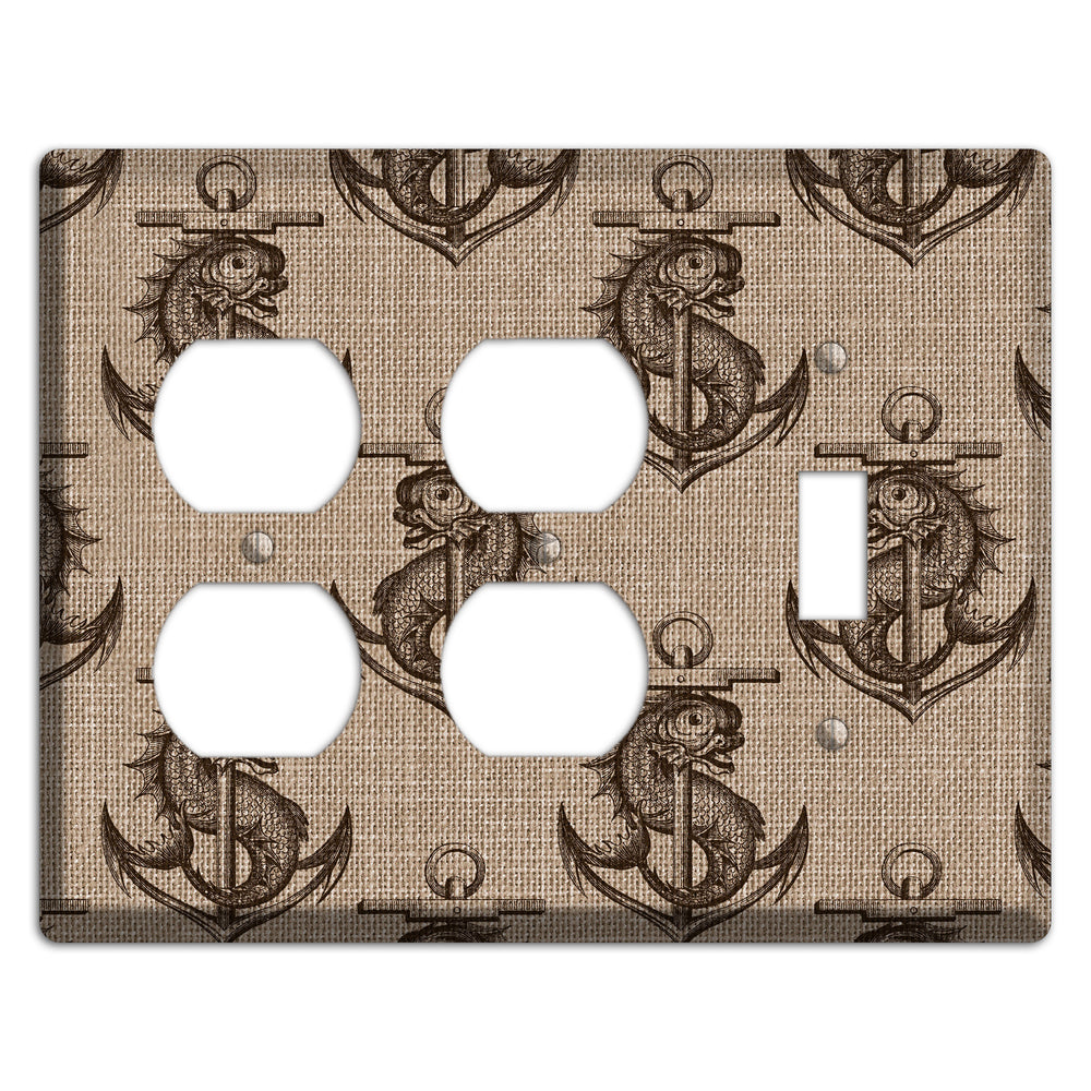 Anchor & Leviathan 2 Duplex / Toggle Wallplate