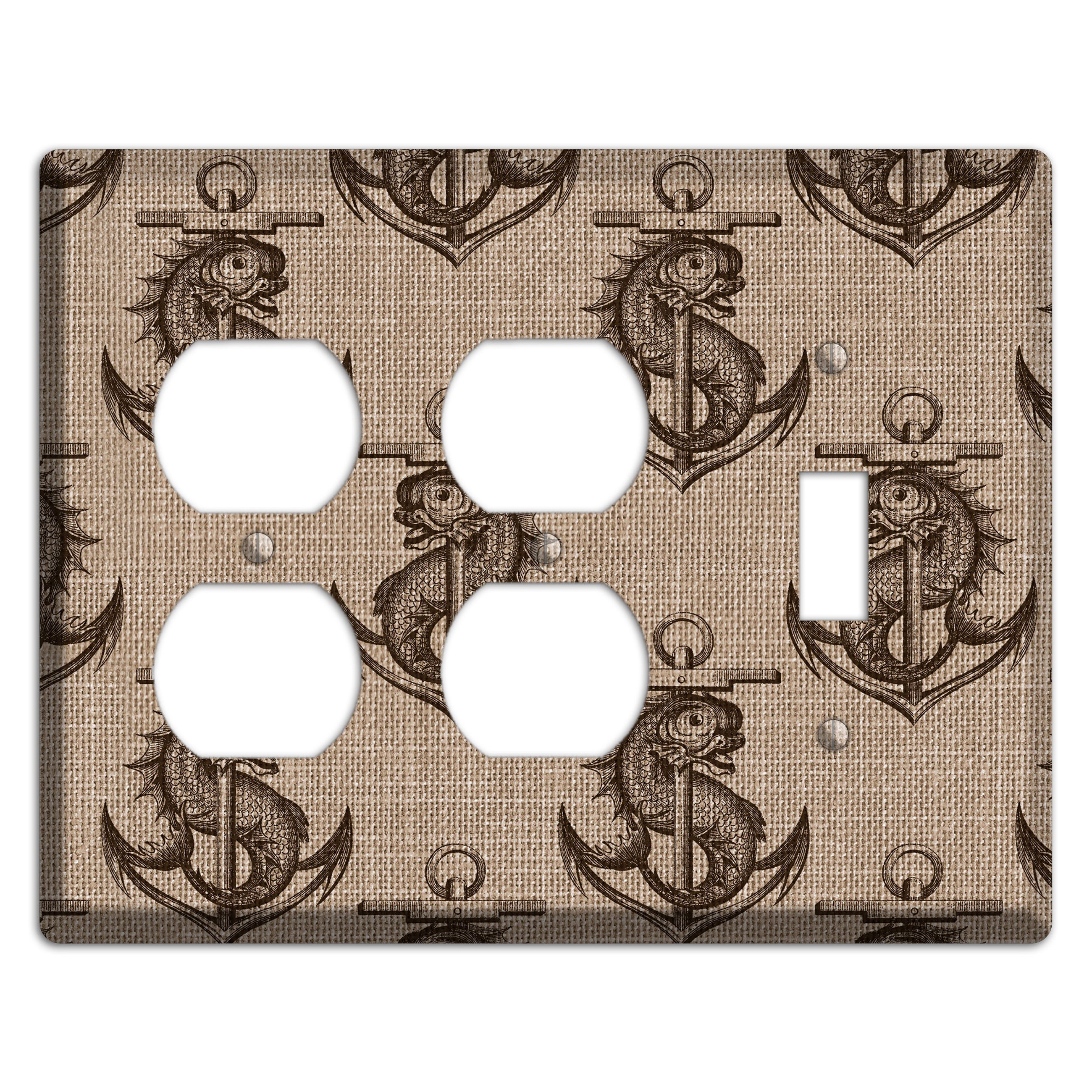 Anchor & Leviathan 2 Duplex / Toggle Wallplate