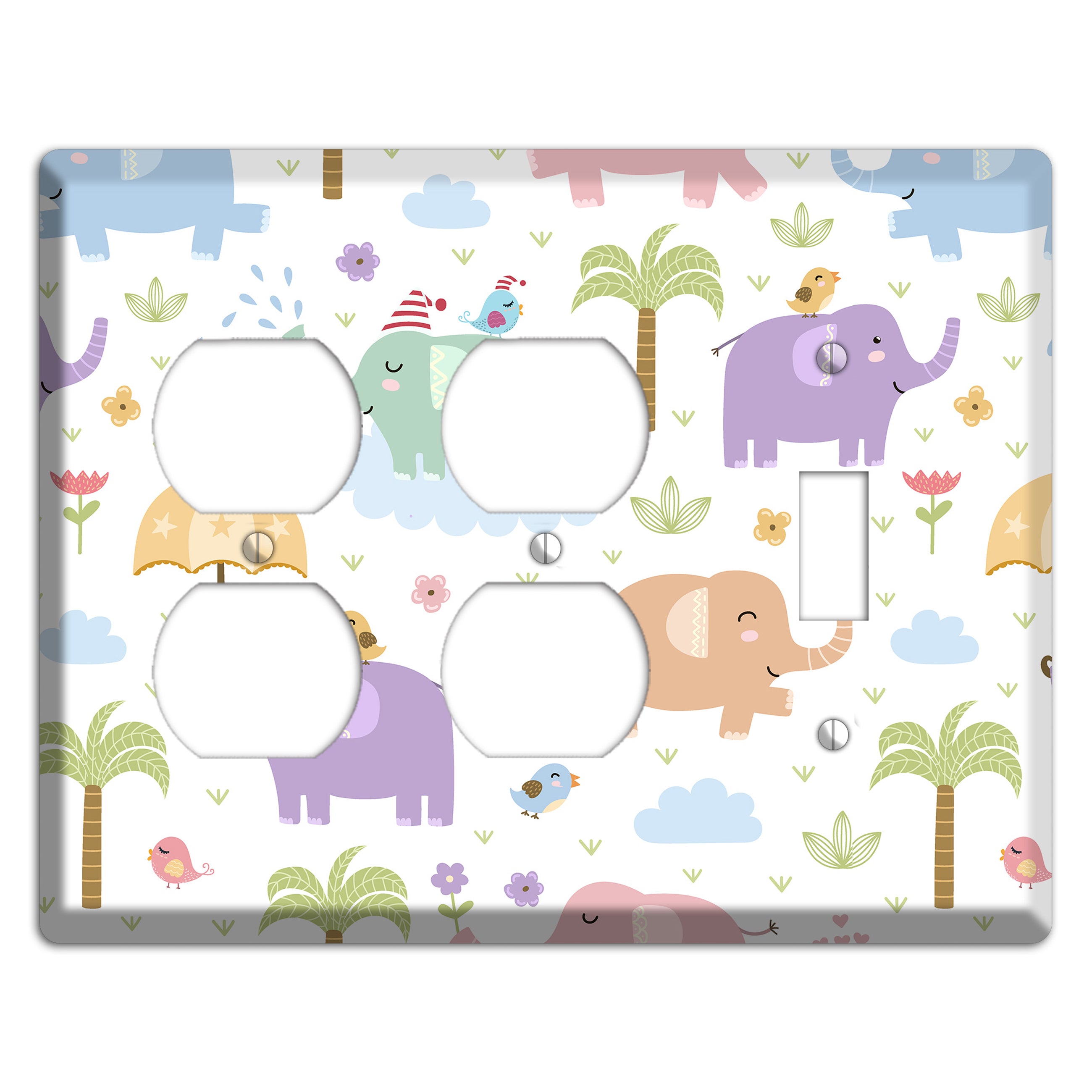 Elephant Dreams 2 Duplex / Toggle Wallplate