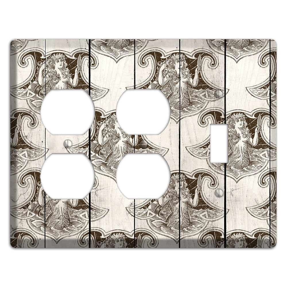 Mermaid‚Äôs Crest 2 Duplex / Toggle Wallplate