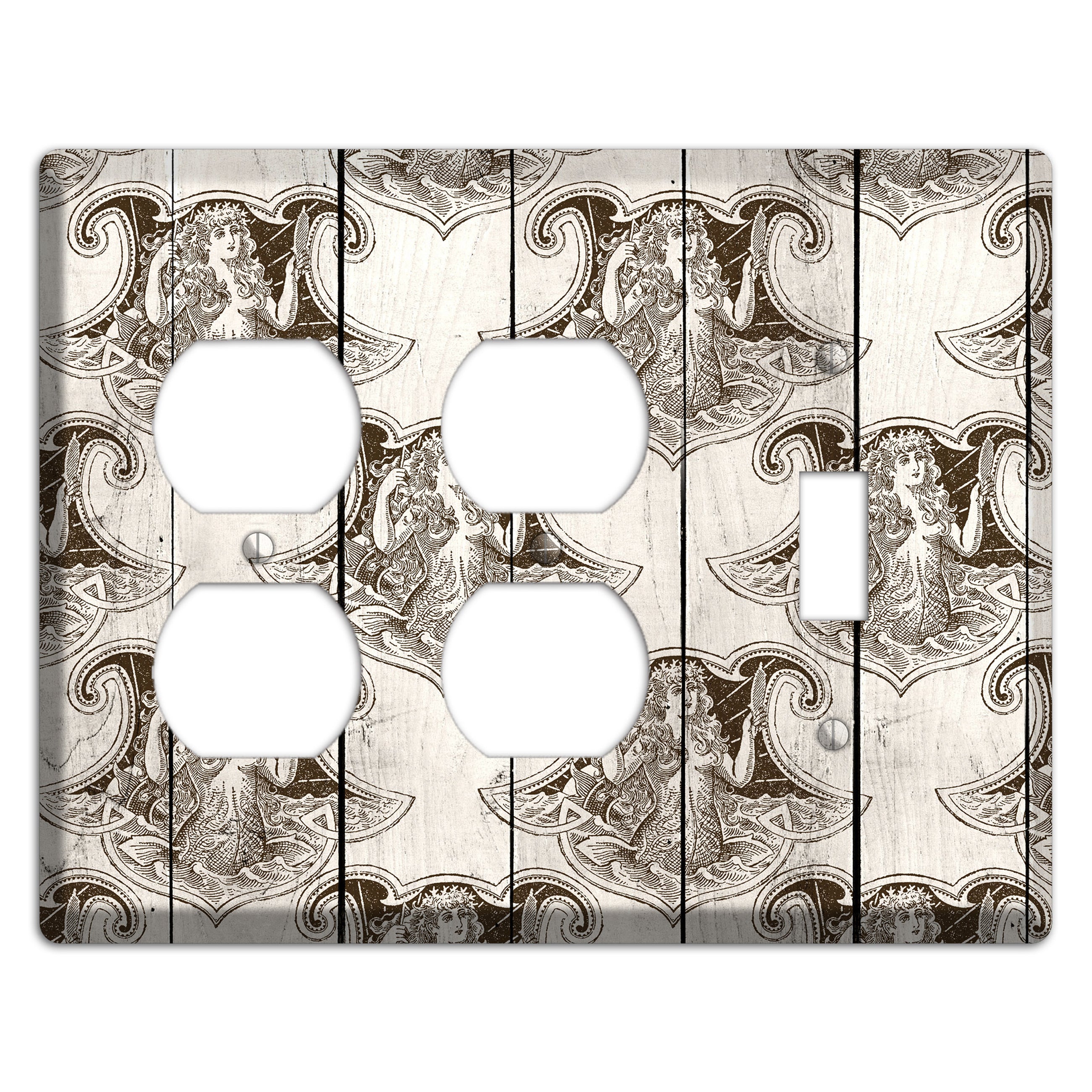 Mermaid’s Crest 2 Duplex / Toggle Wallplate