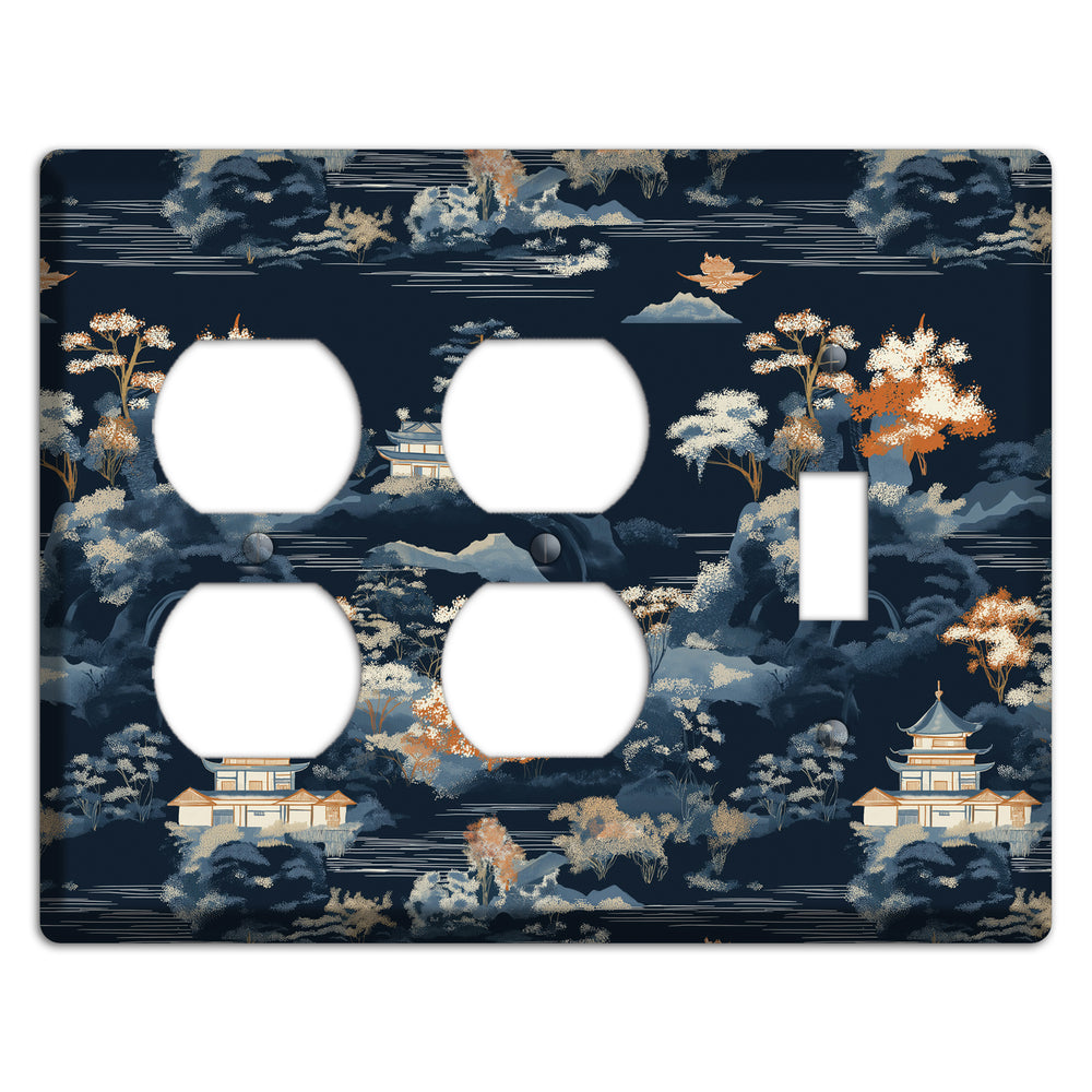 Jade Lantern Dusk 2 Duplex / Toggle Wallplate