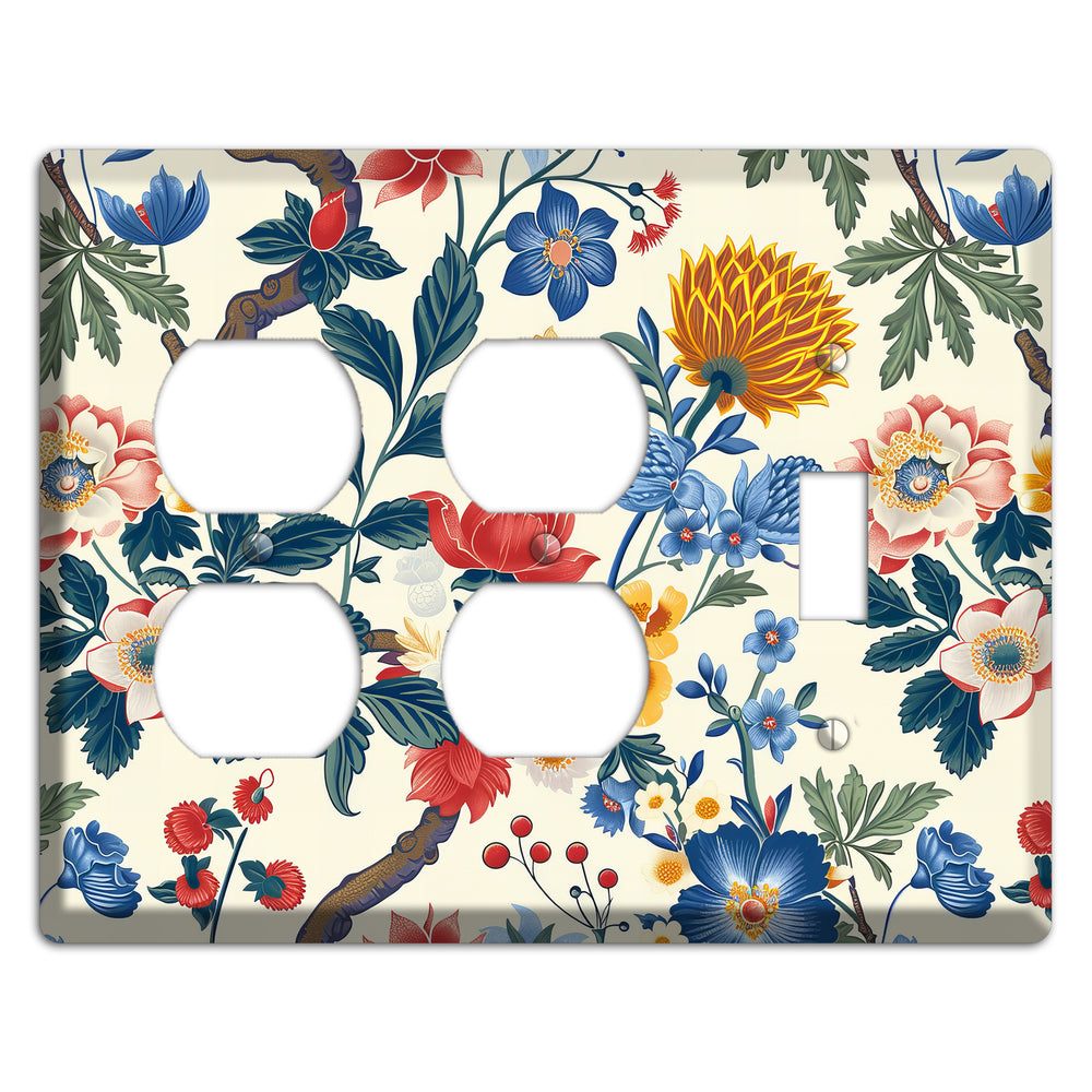 Cottage Garden Reverie 2 Duplex / Toggle Wallplate