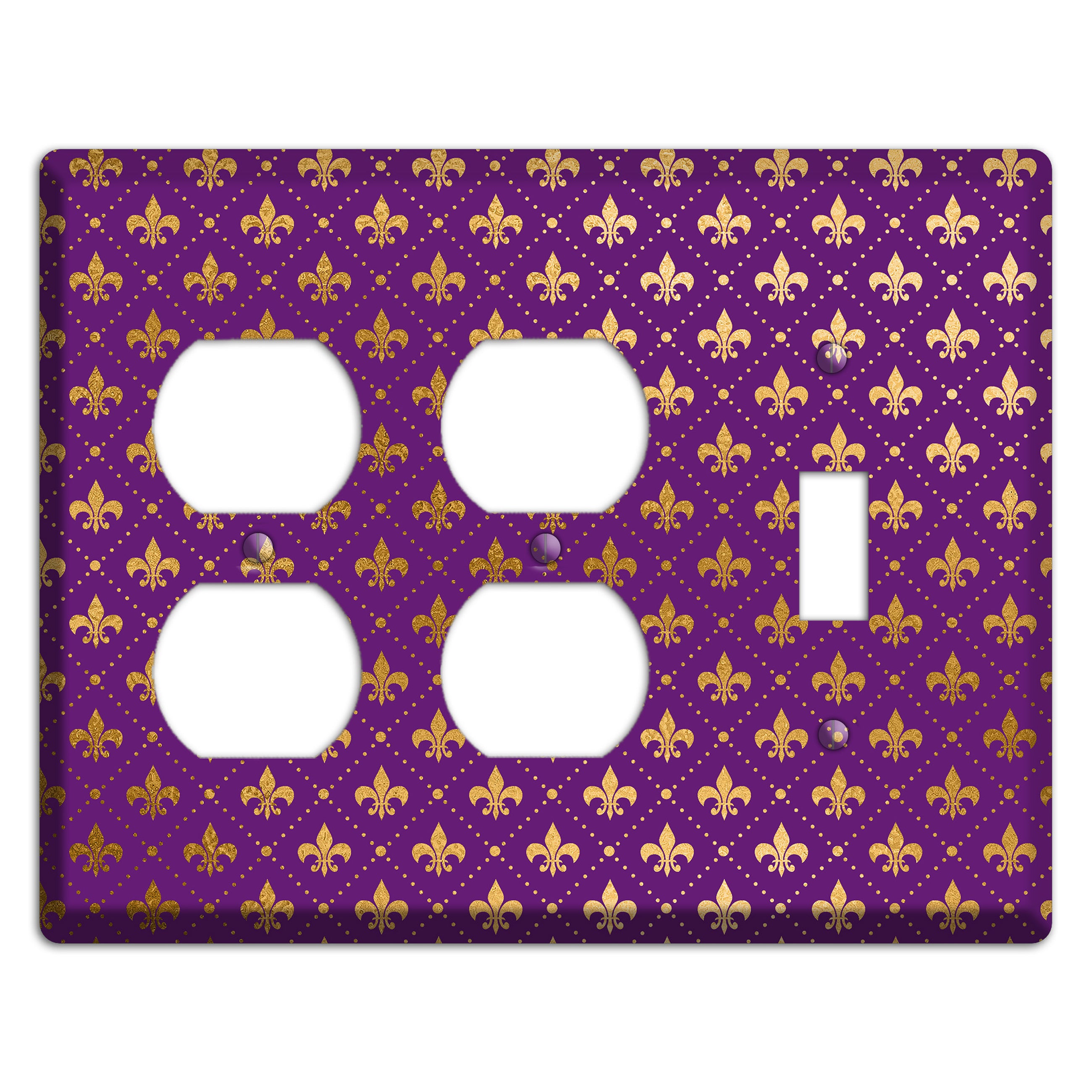 Velvet Crown 2 Duplex / Toggle Wallplate