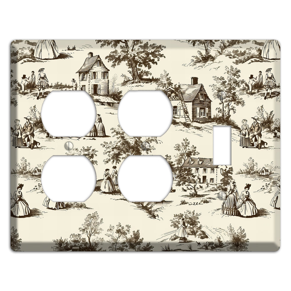 Country Promenade 2 Duplex / Toggle Wallplate