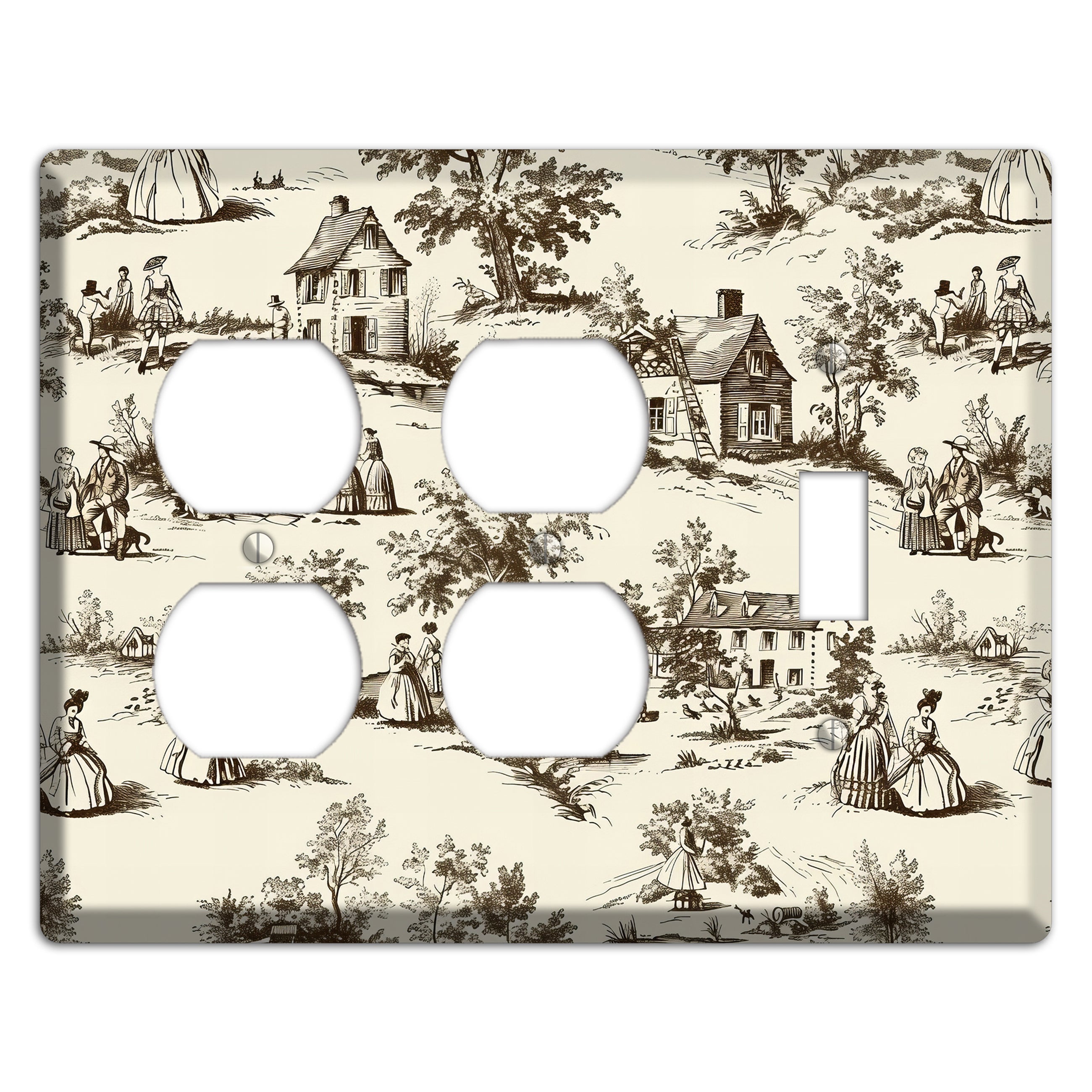 Country Promenade 2 Duplex / Toggle Wallplate
