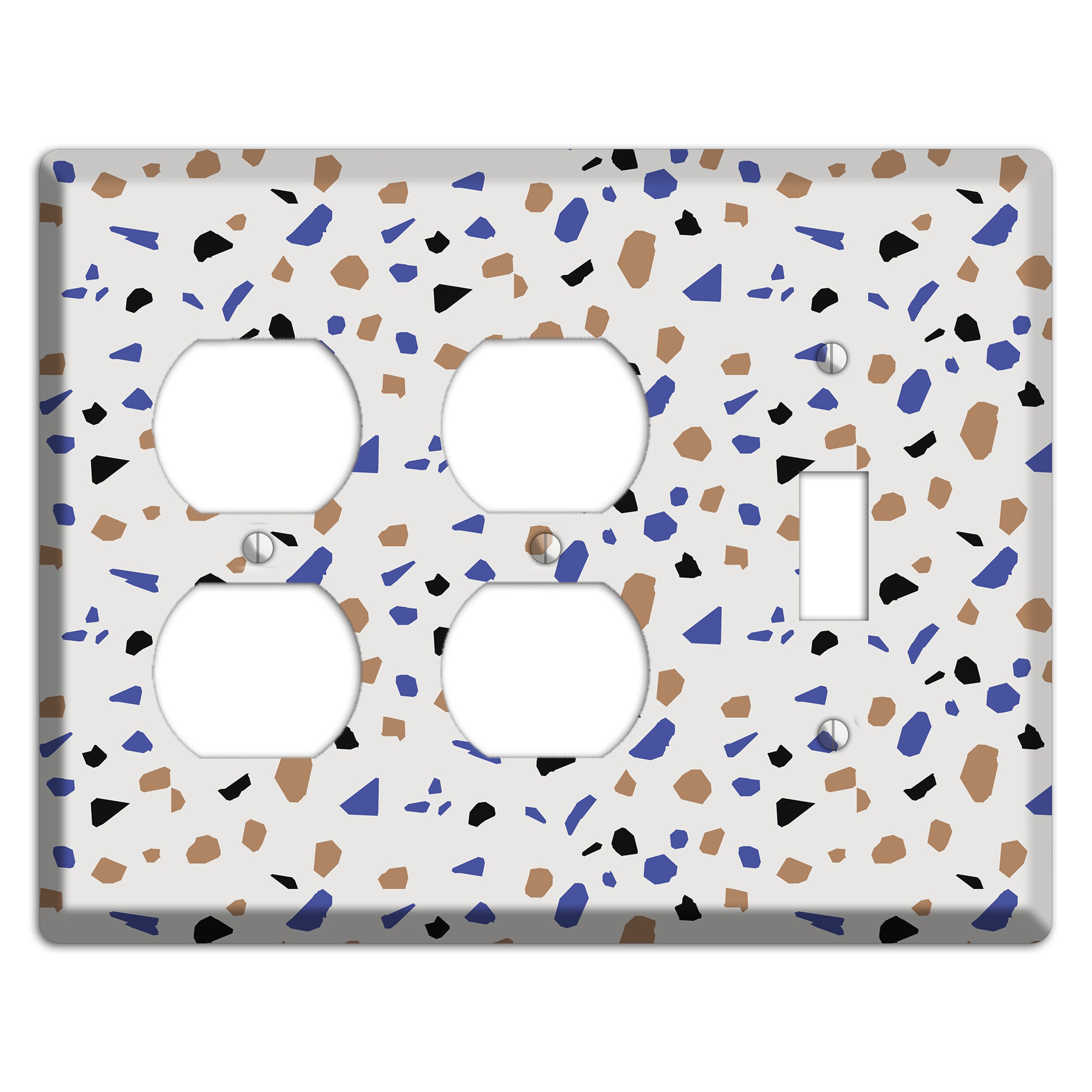 Retro Pop Terrazzo 2 Duplex / Toggle Wallplate