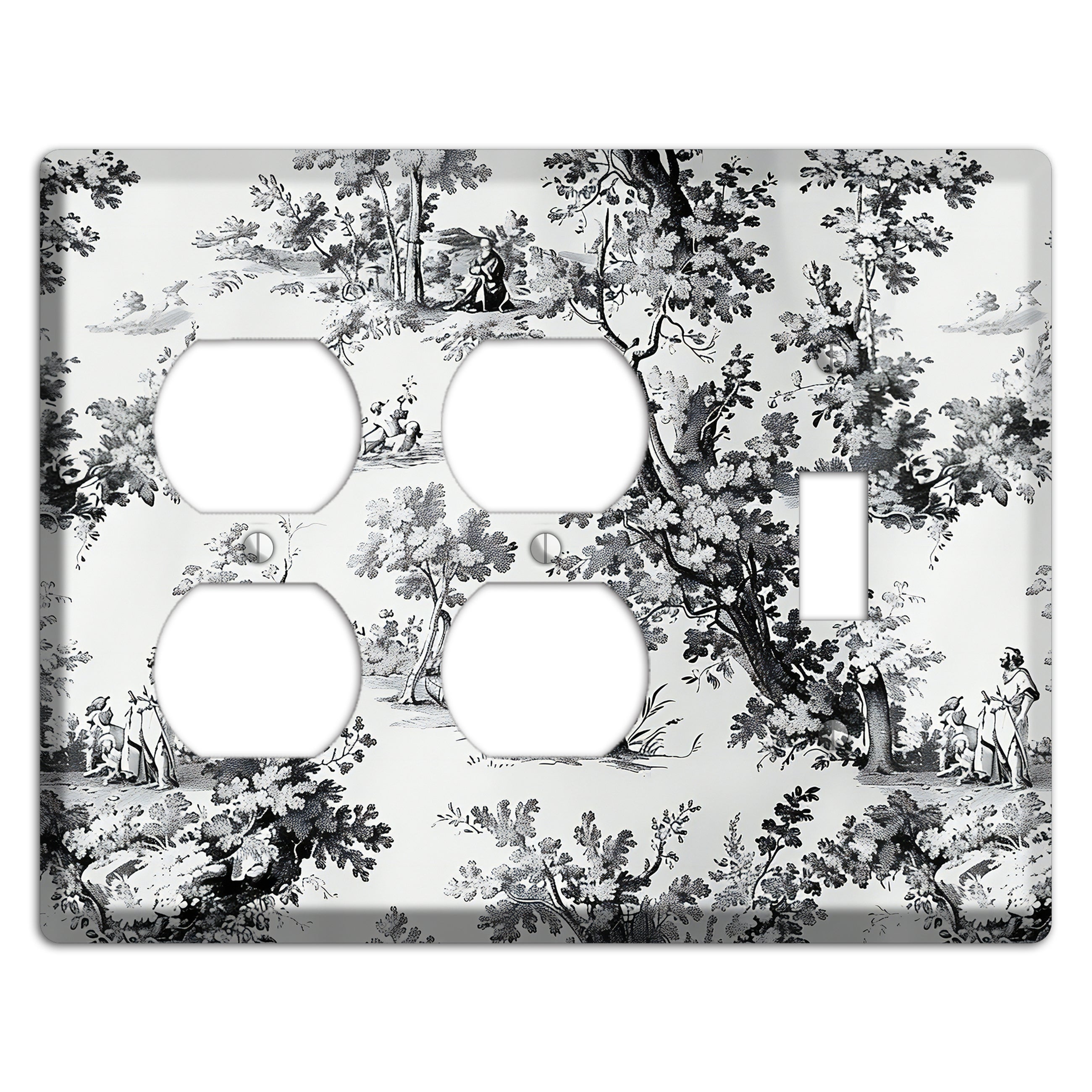 Pastoral Whisper 2 Duplex / Toggle Wallplate
