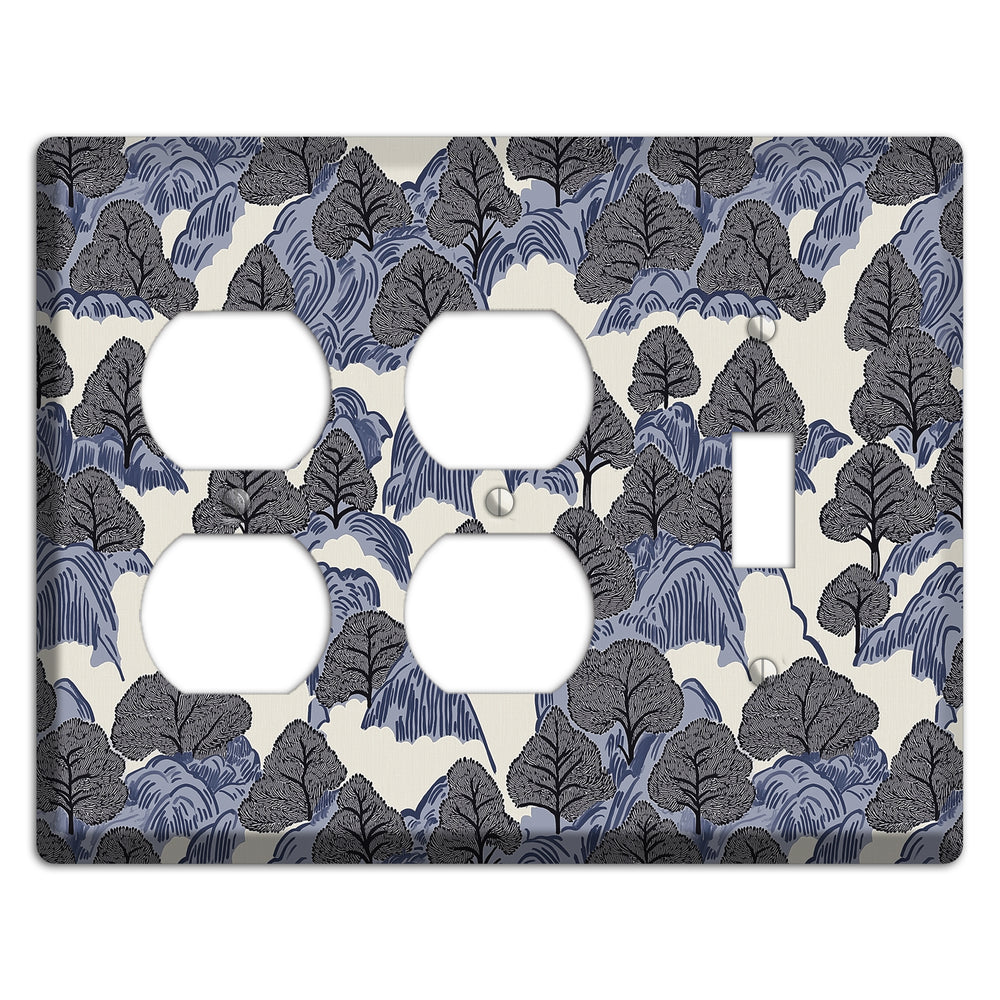 Thousand Pines 2 Duplex / Toggle Wallplate