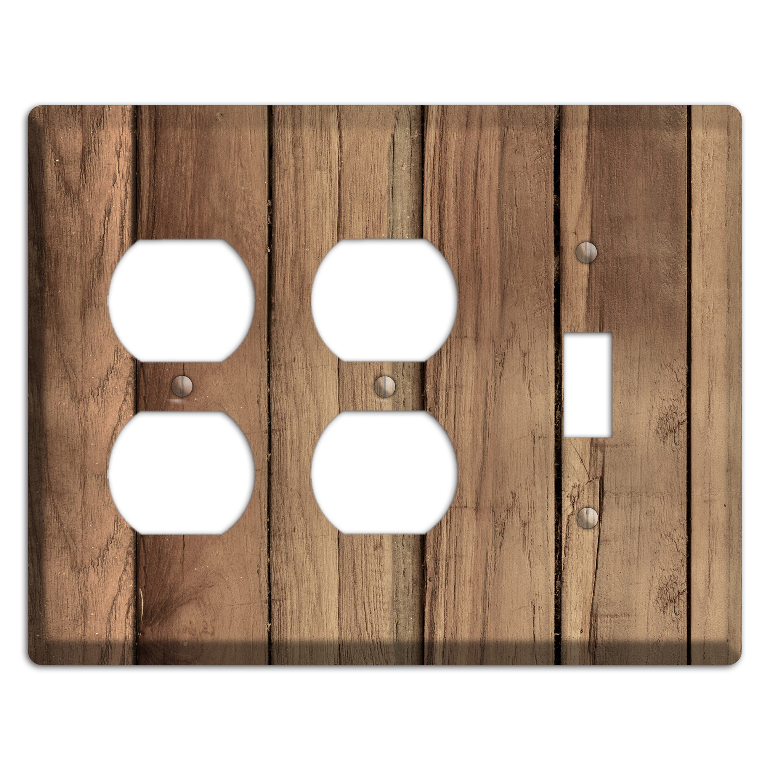 Saltwood Panels 2 Duplex / Toggle Wallplate