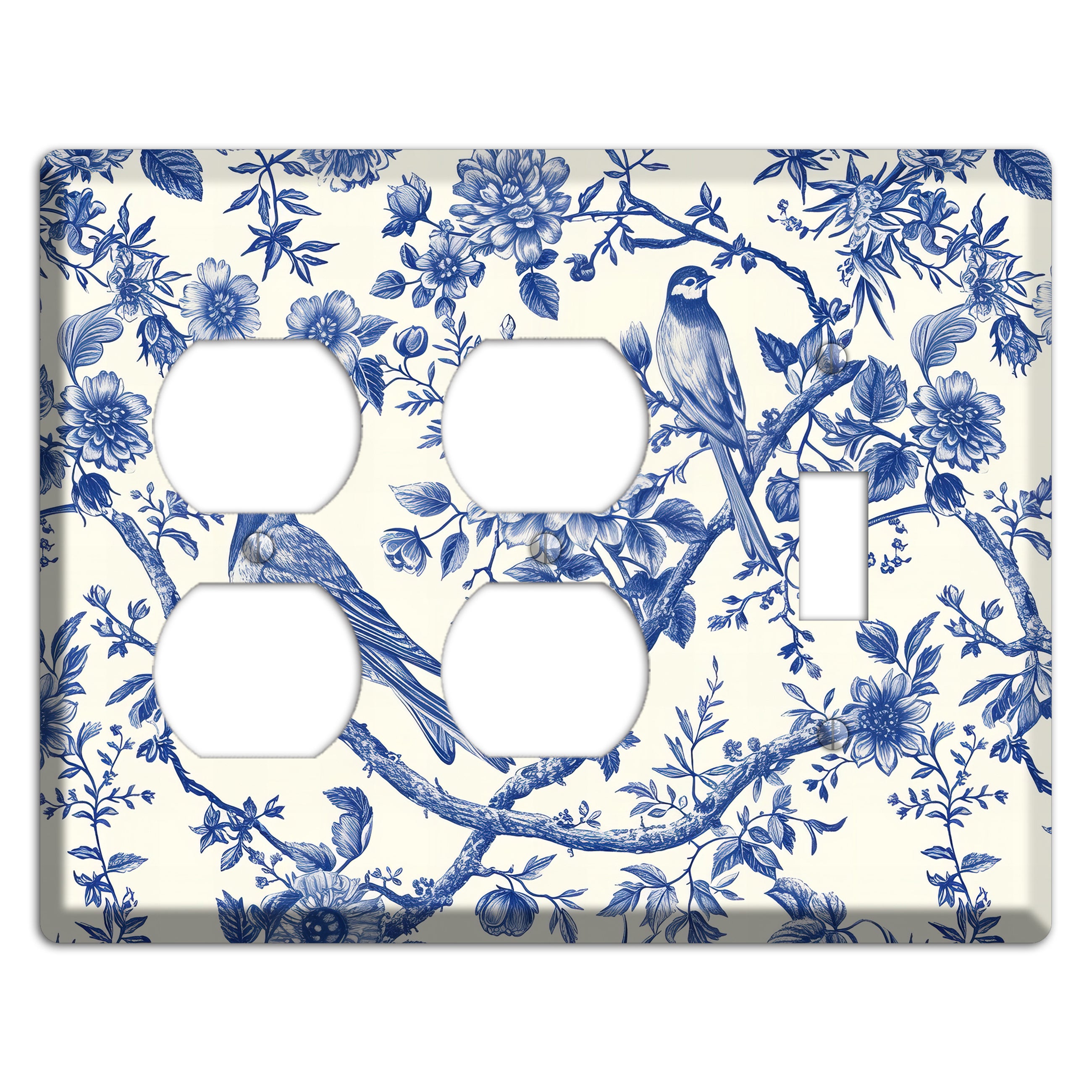 Willow Song Garden 2 Duplex / Toggle Wallplate