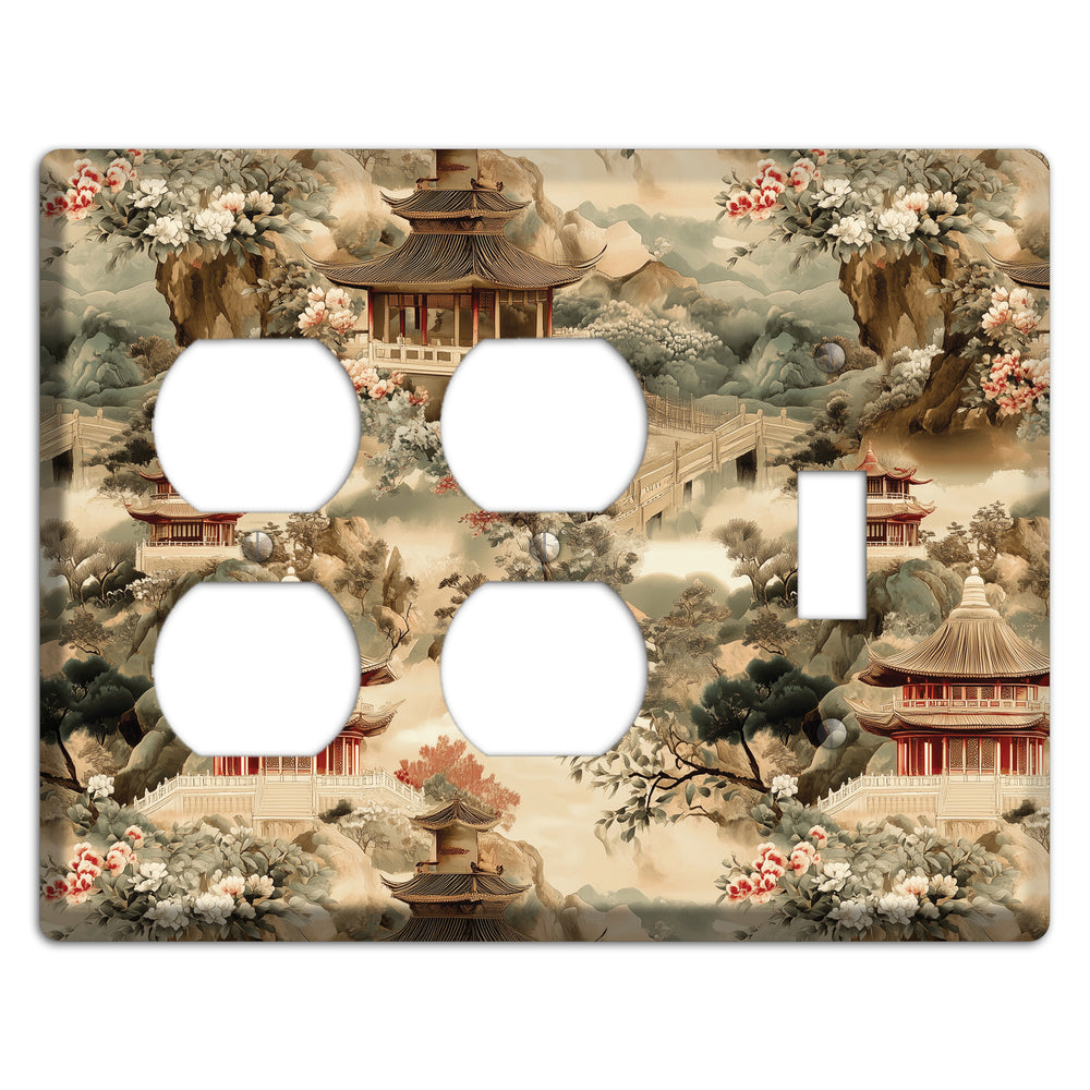 Jade Mountain Reverie 2 Duplex / Toggle Wallplate