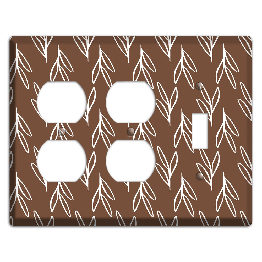Wheat & Shadow 2 Duplex / Toggle Wallplate