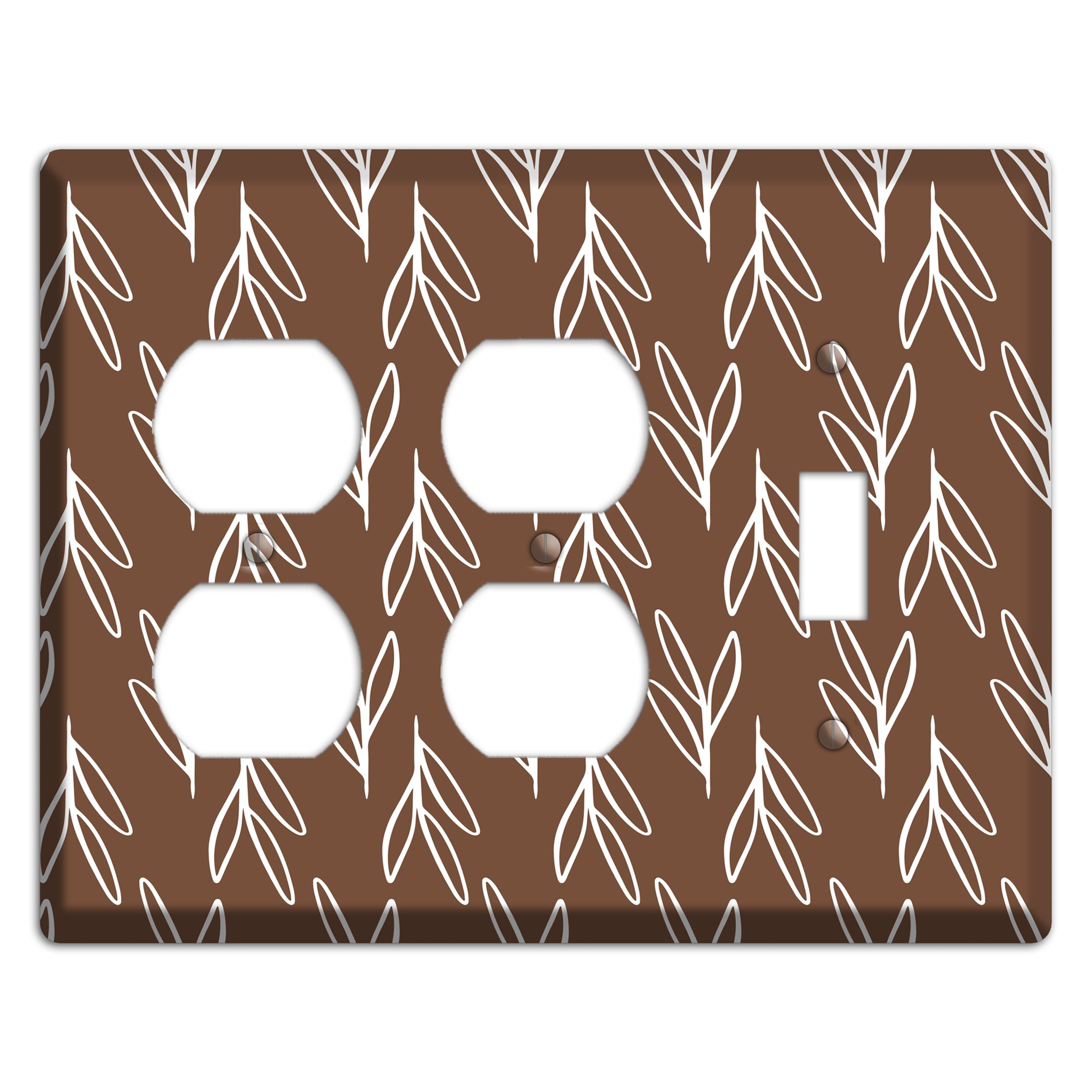Wheat & Shadow 2 Duplex / Toggle Wallplate