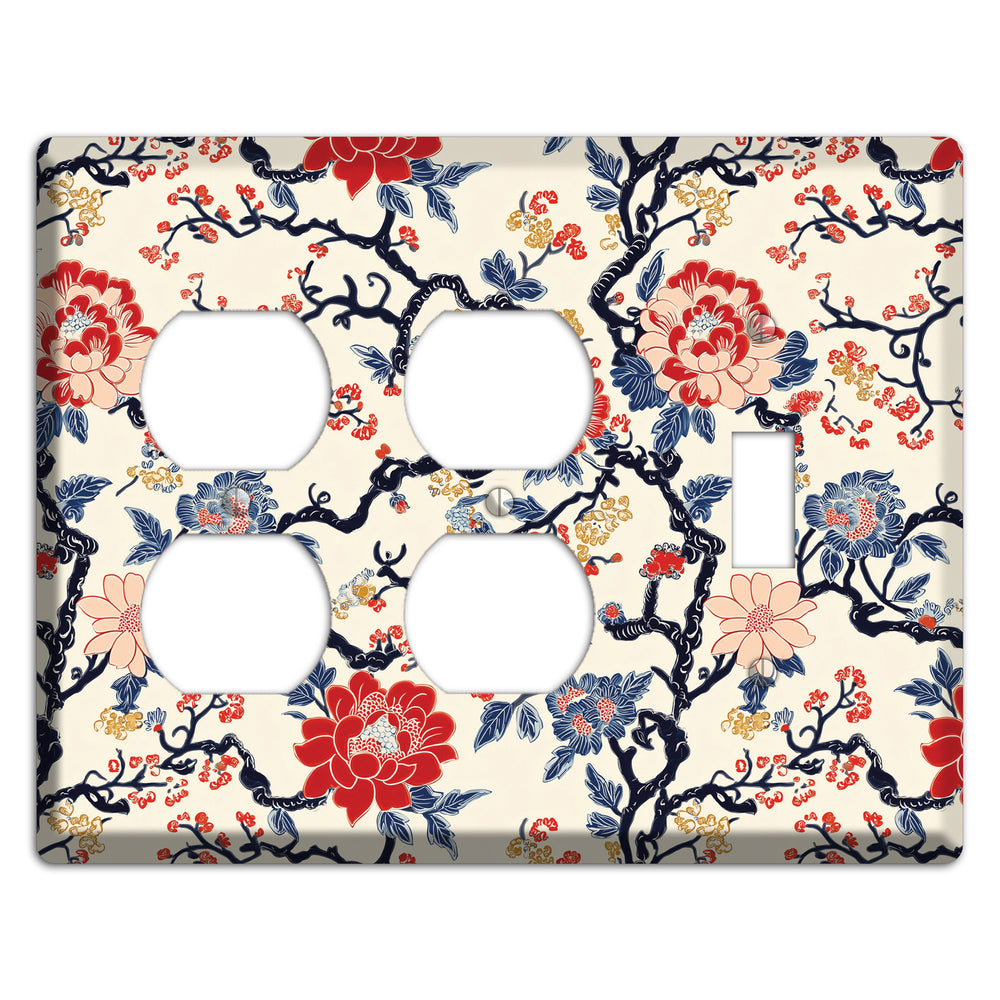 Crimson Branch Reverie 2 Duplex / Toggle Wallplate